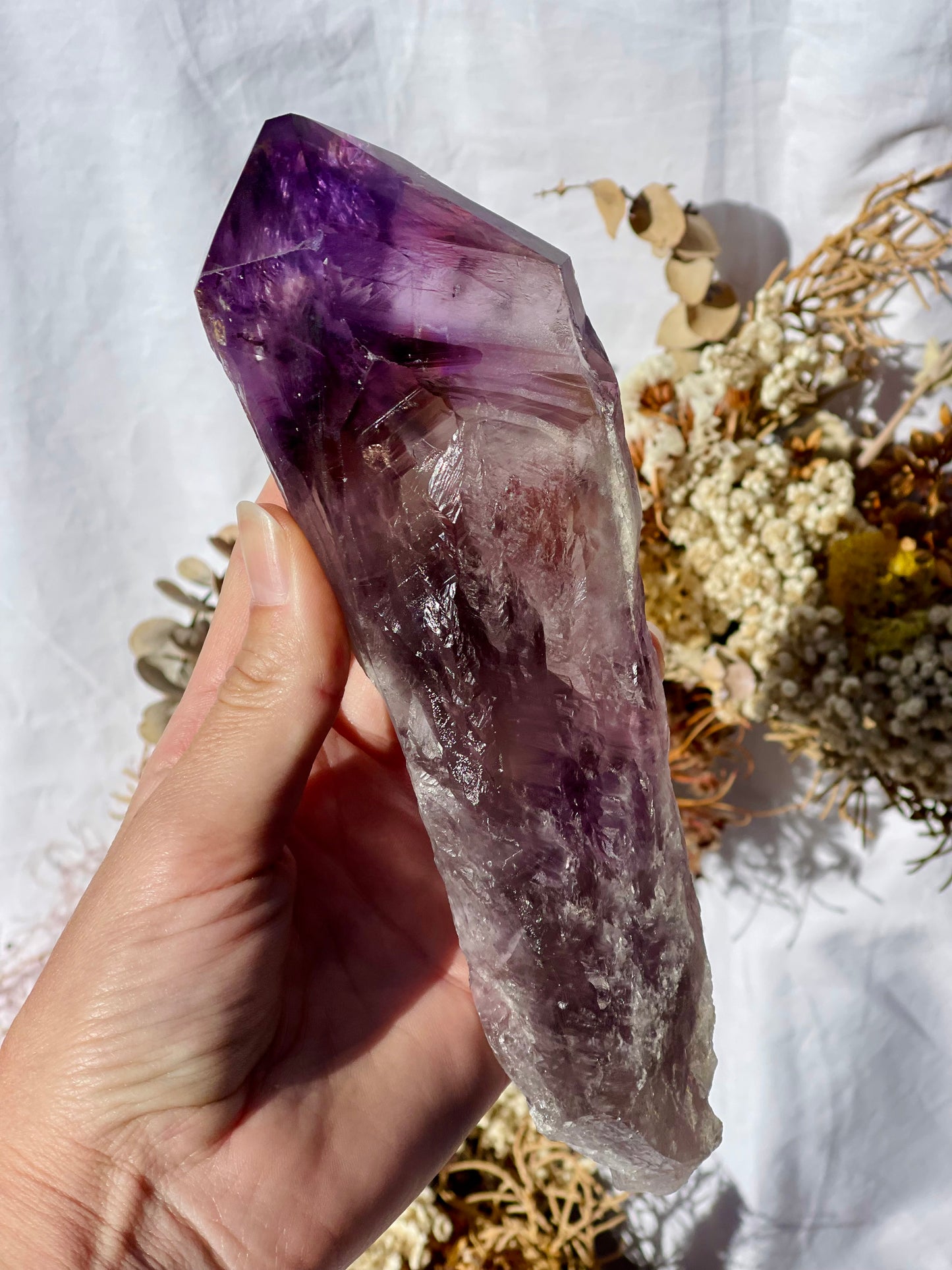 Natural Smokey Ametrine Wand #1