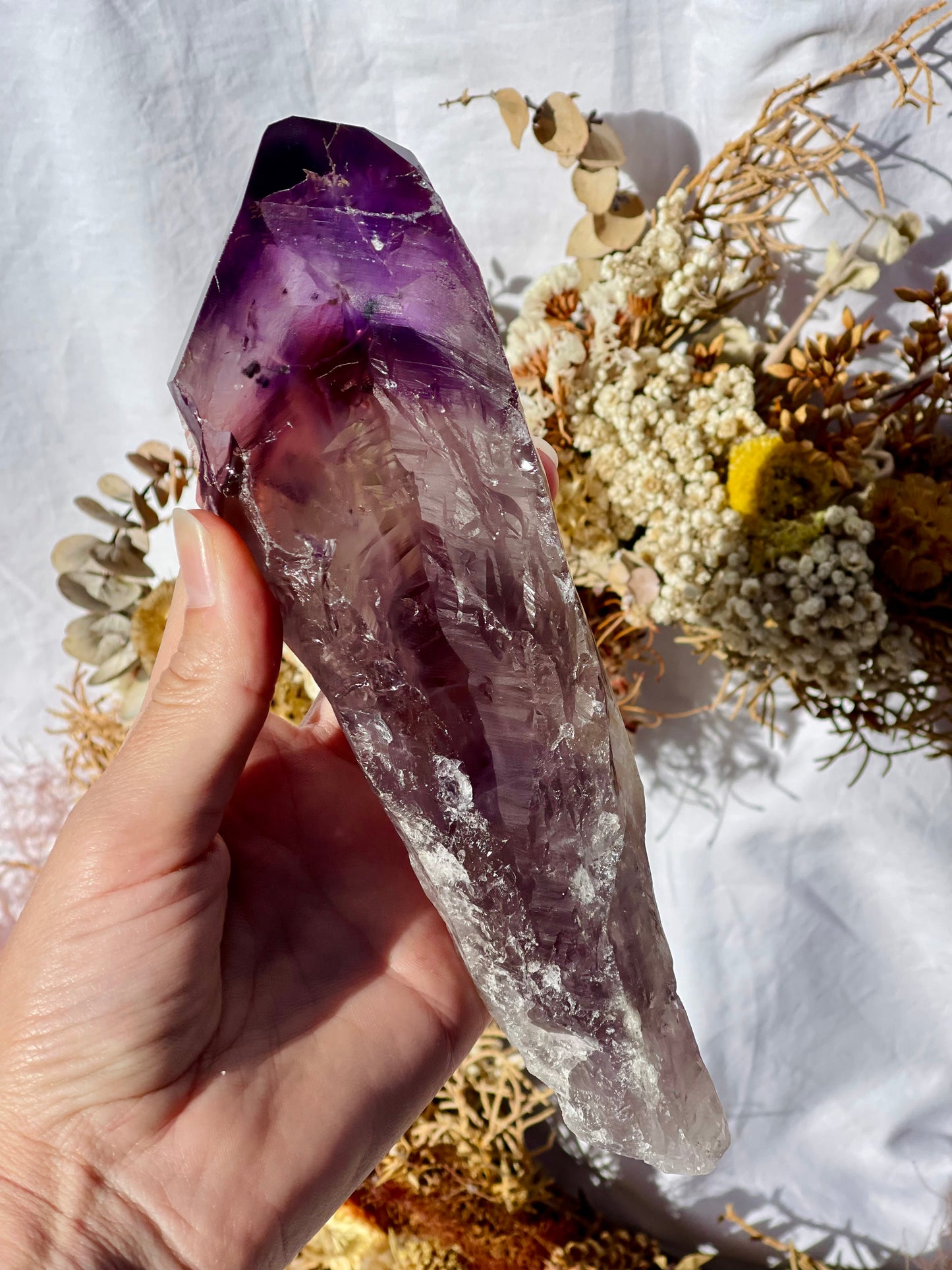 Natural Smokey Ametrine Wand #1