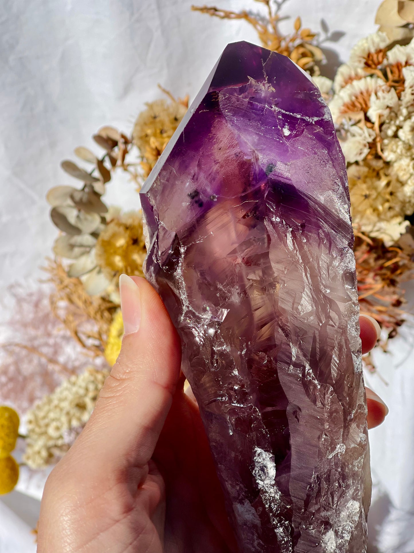 Natural Smokey Ametrine Wand #1