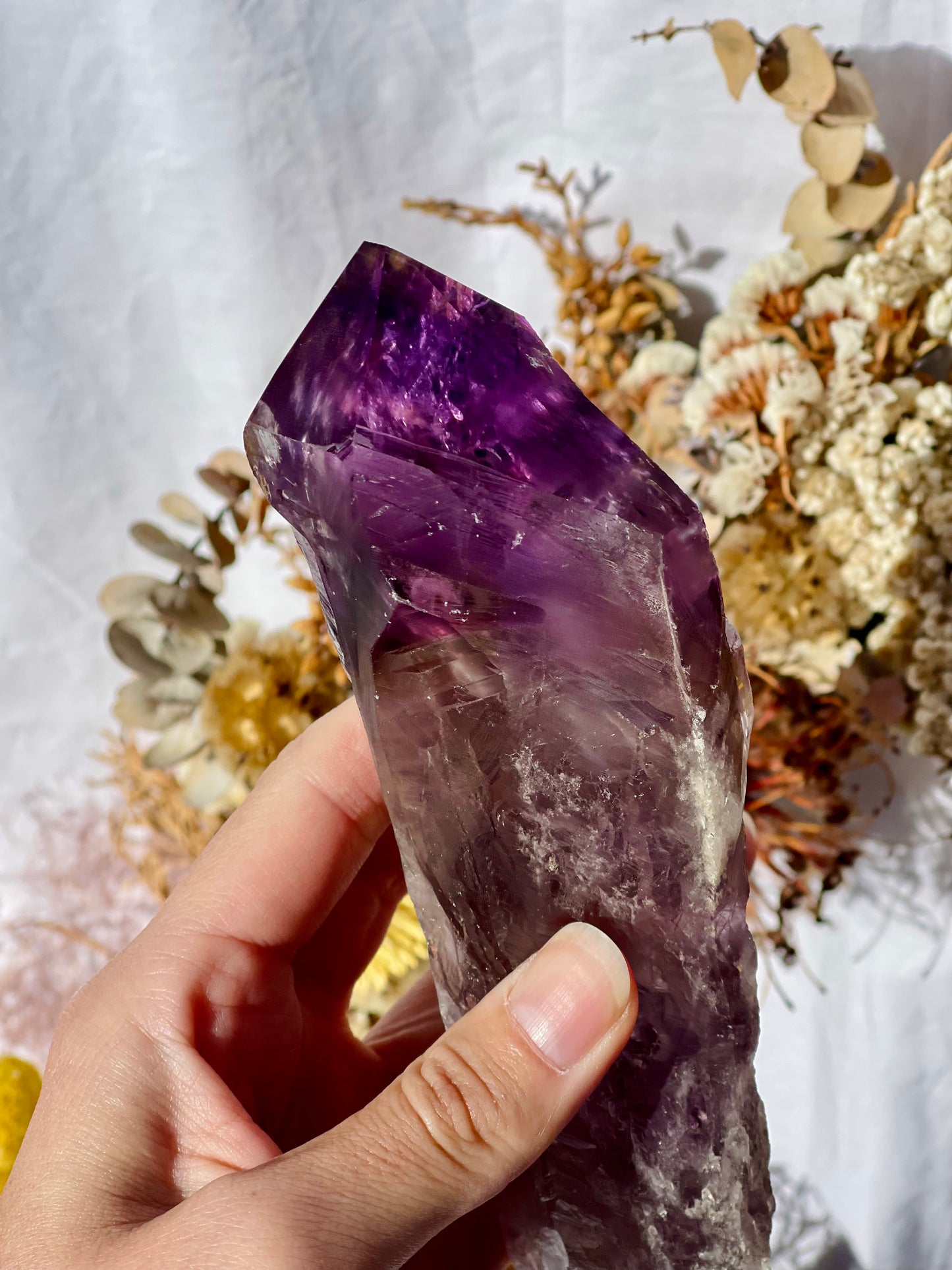 Natural Smokey Ametrine Wand #1