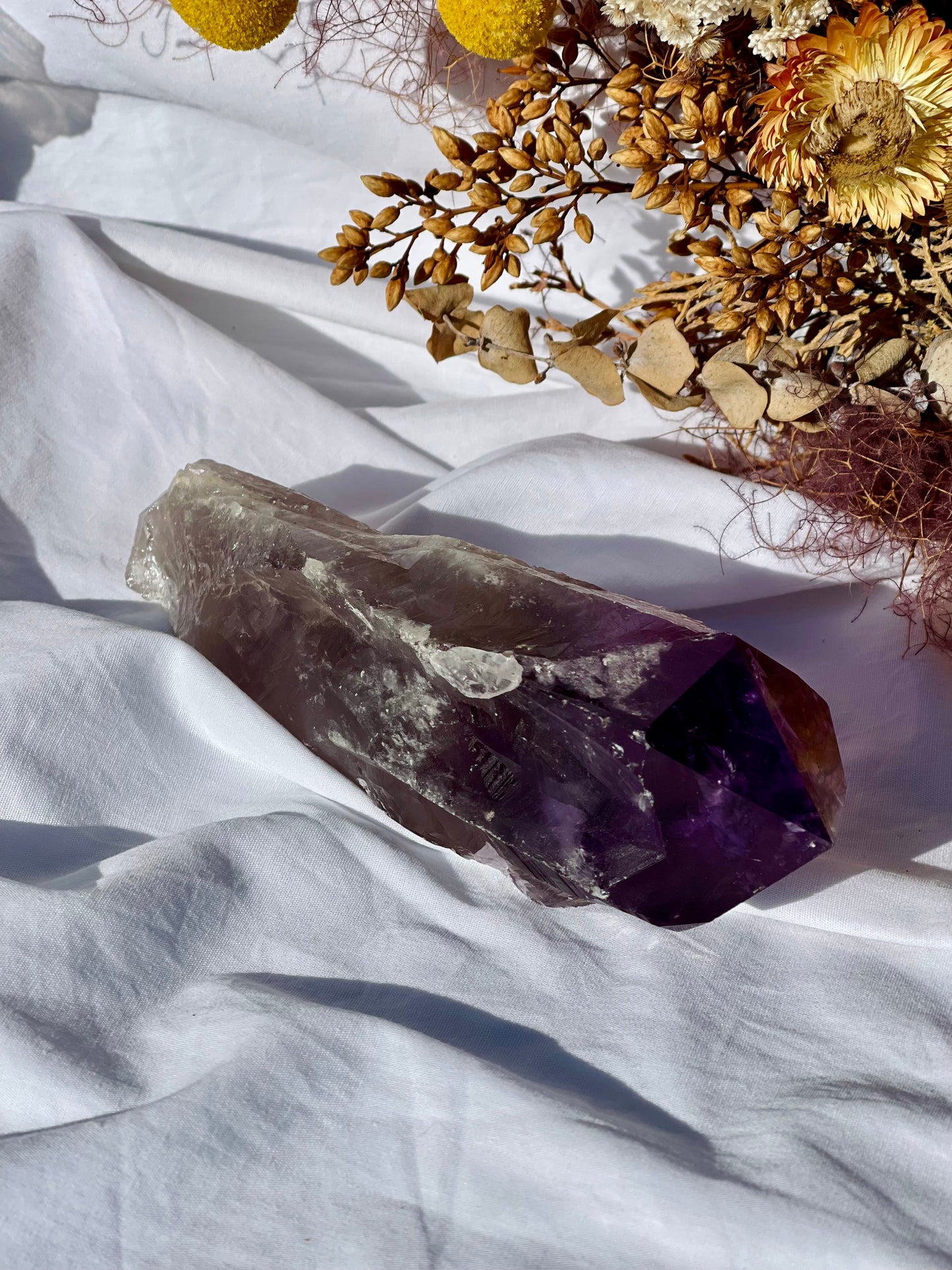 Natural Smokey Ametrine Wand #2