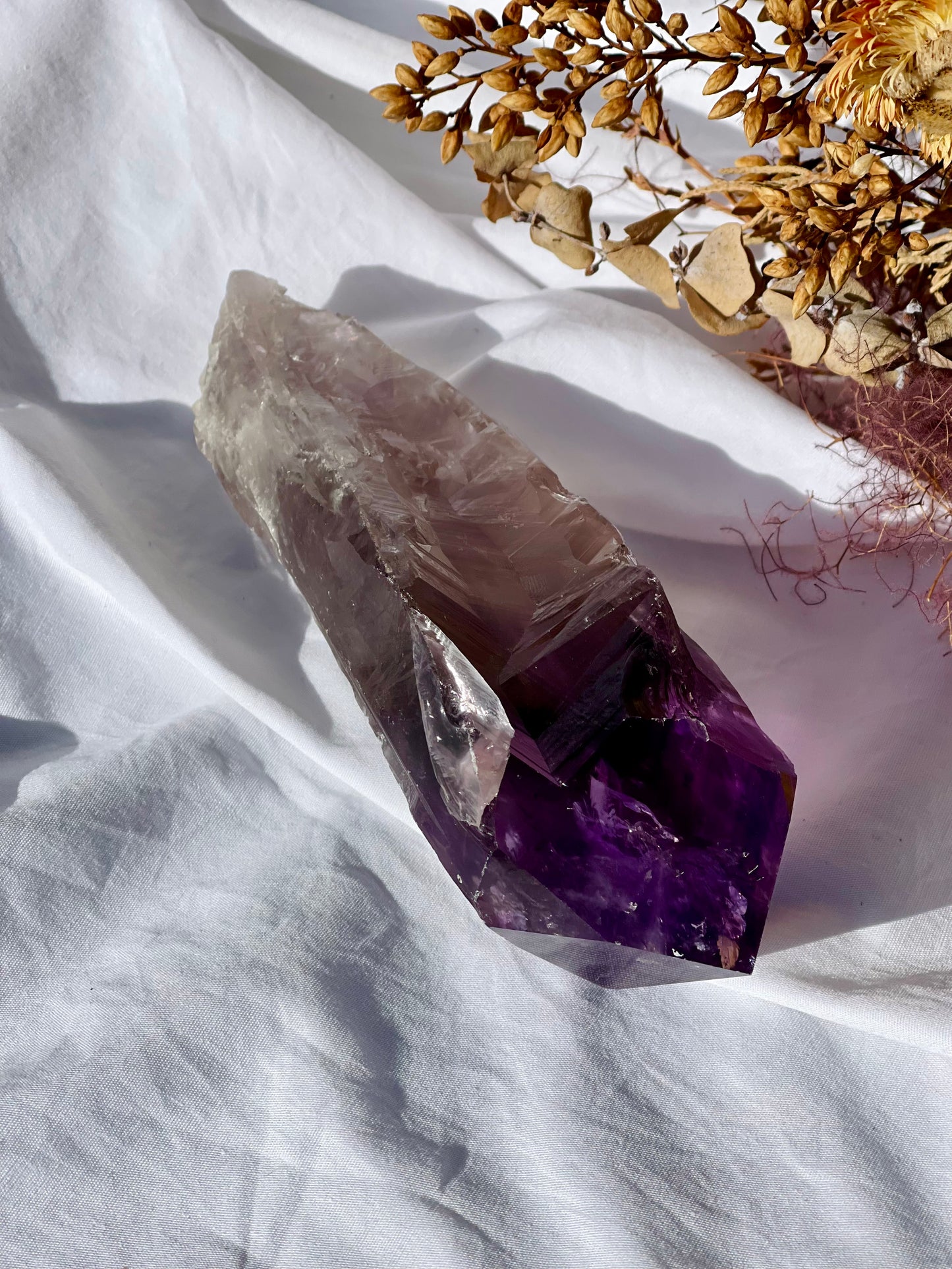 Natural Smokey Ametrine Wand #2