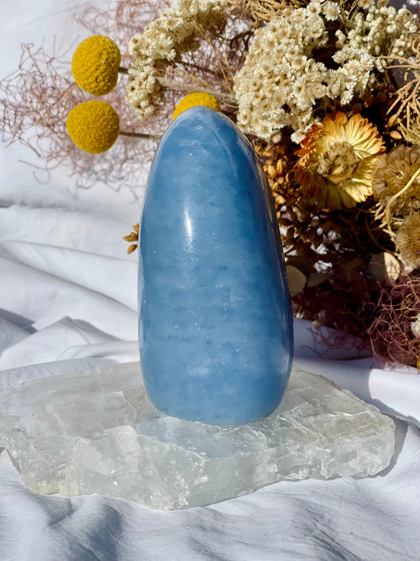 Blue Calcite Freeform