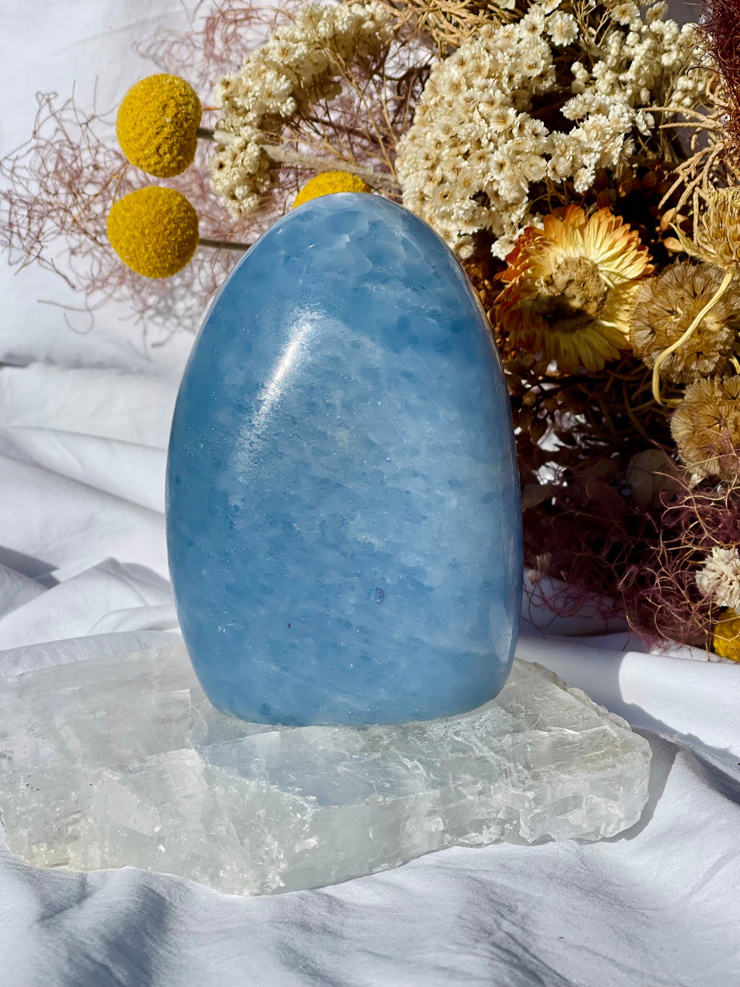Blue Calcite Freeform