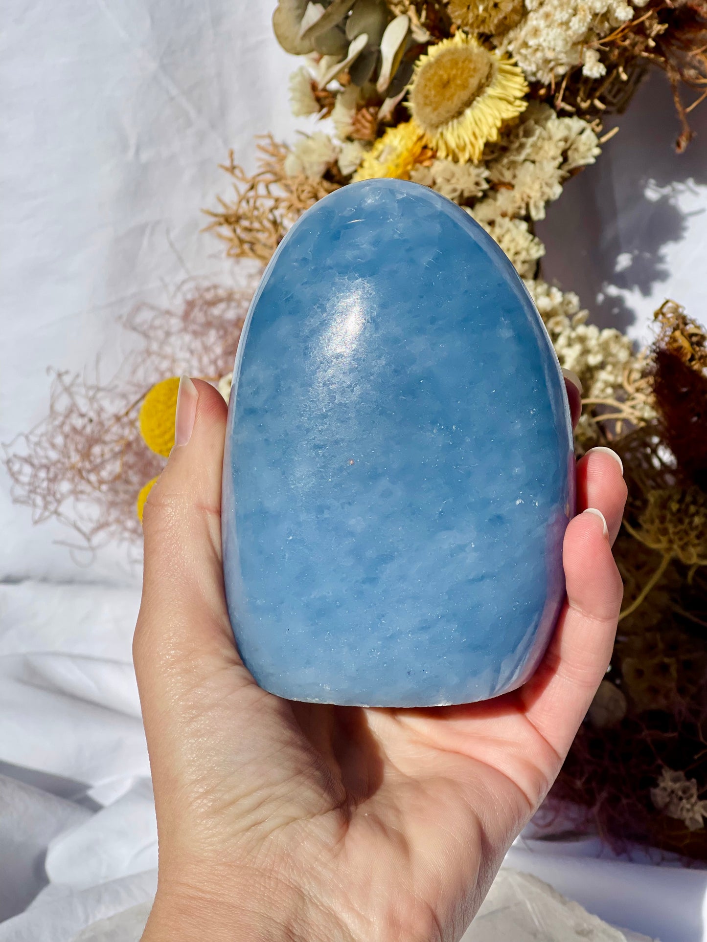 Blue Calcite Freeform