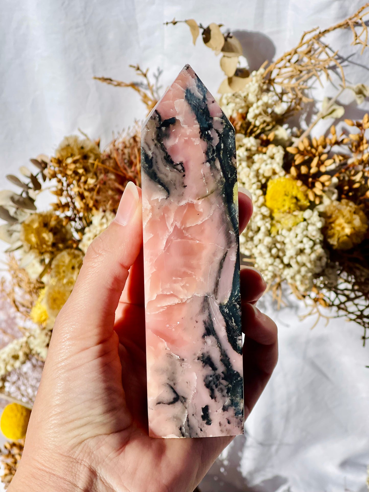 Peruvian Pink Opal Point