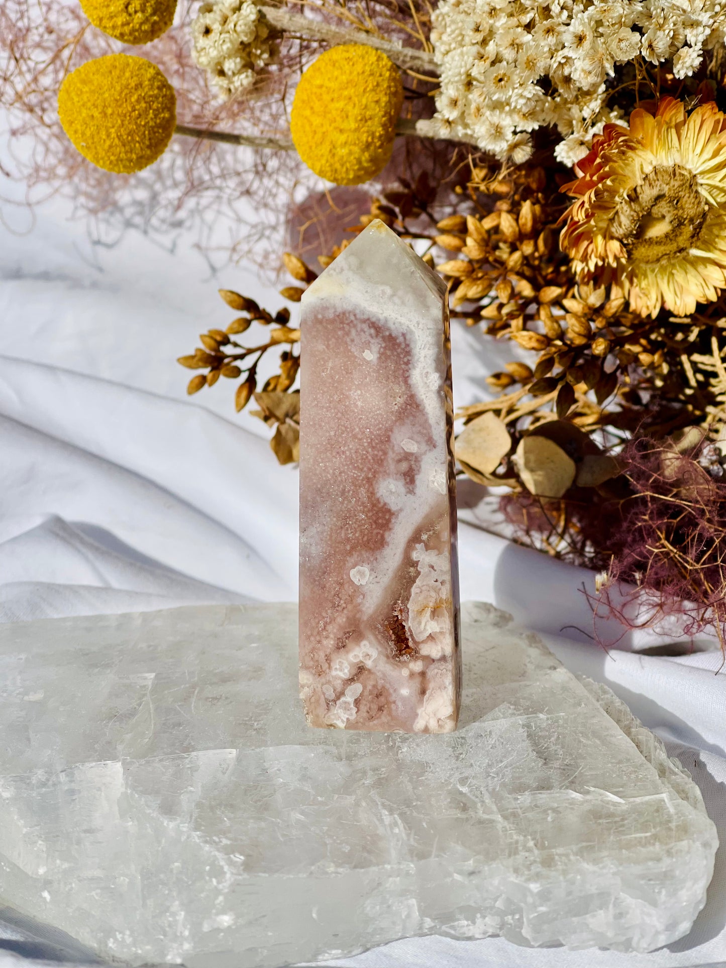 Pink Amethyst Point