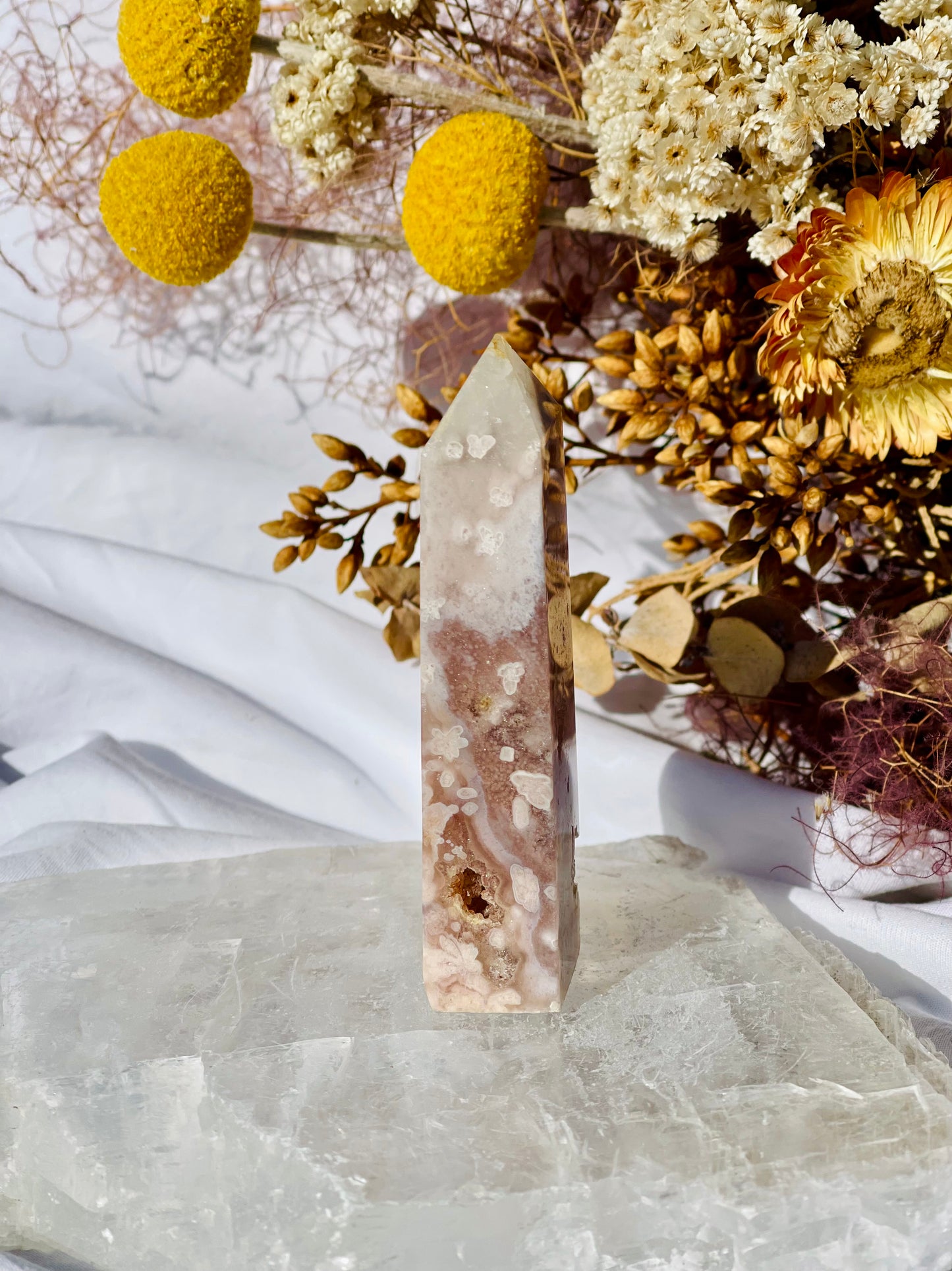 Pink Amethyst Point