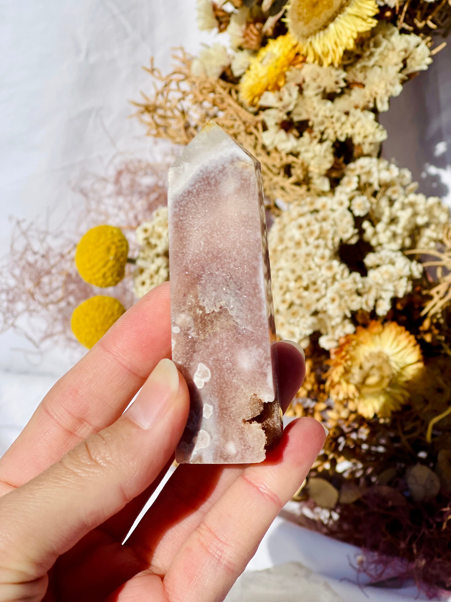 Pink Amethyst Point