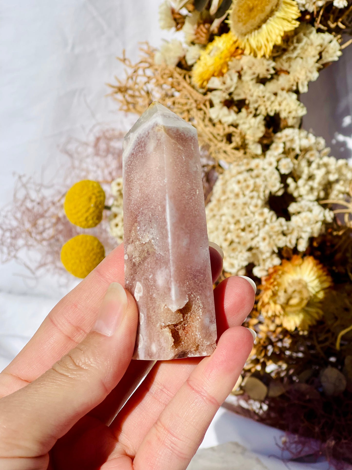 Pink Amethyst Point