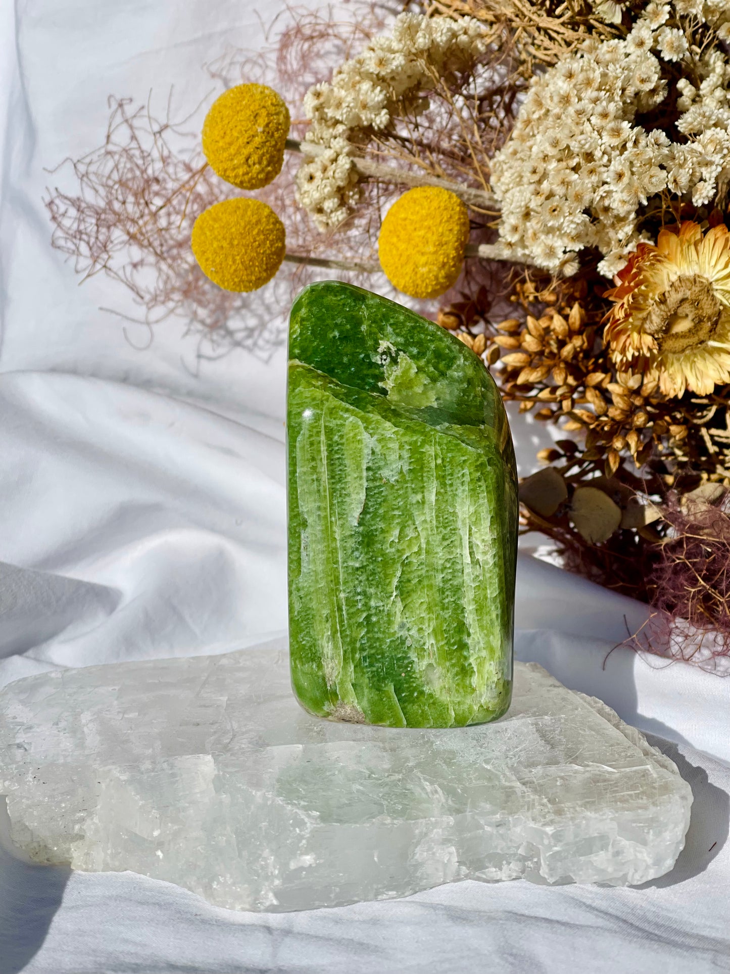 Green Tremolite Freeform