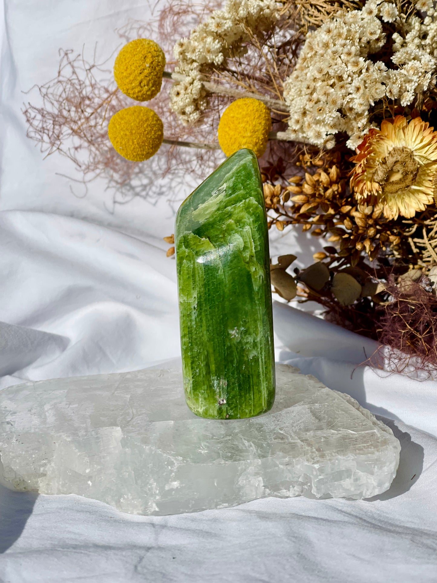 Green Tremolite Freeform