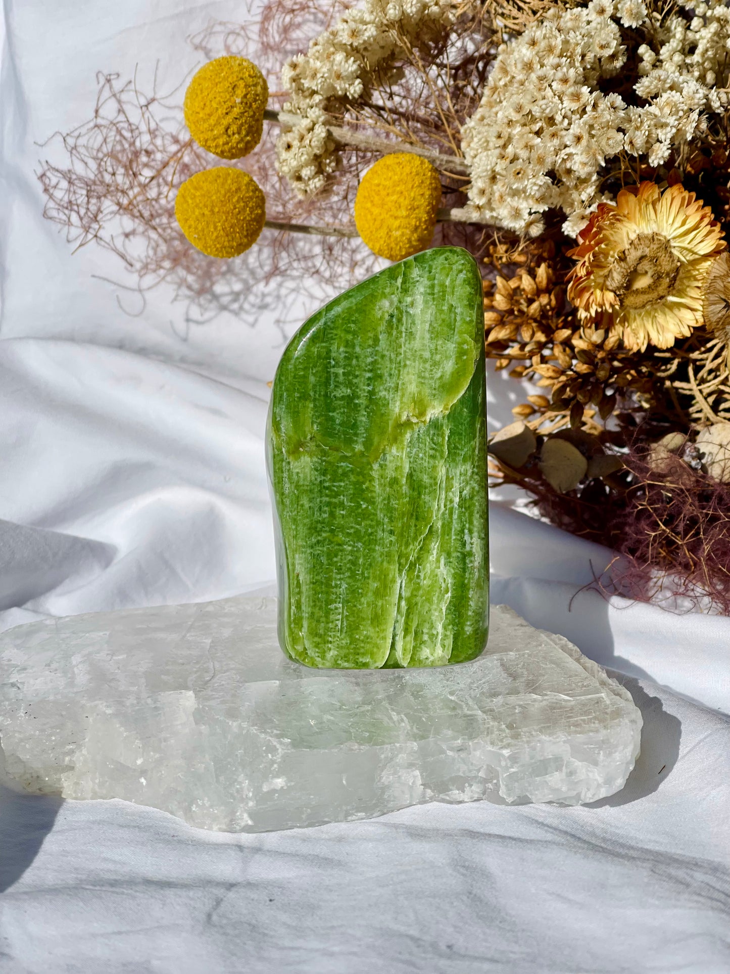 Green Tremolite Freeform