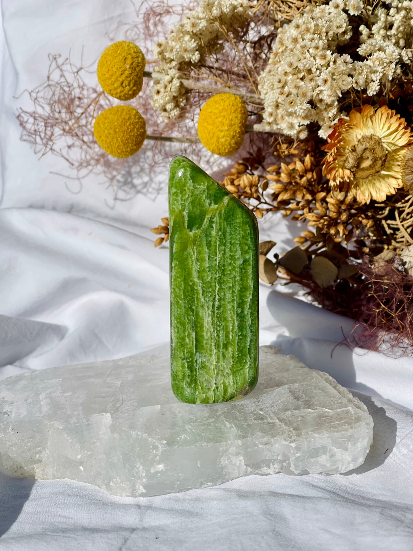 Green Tremolite Freeform
