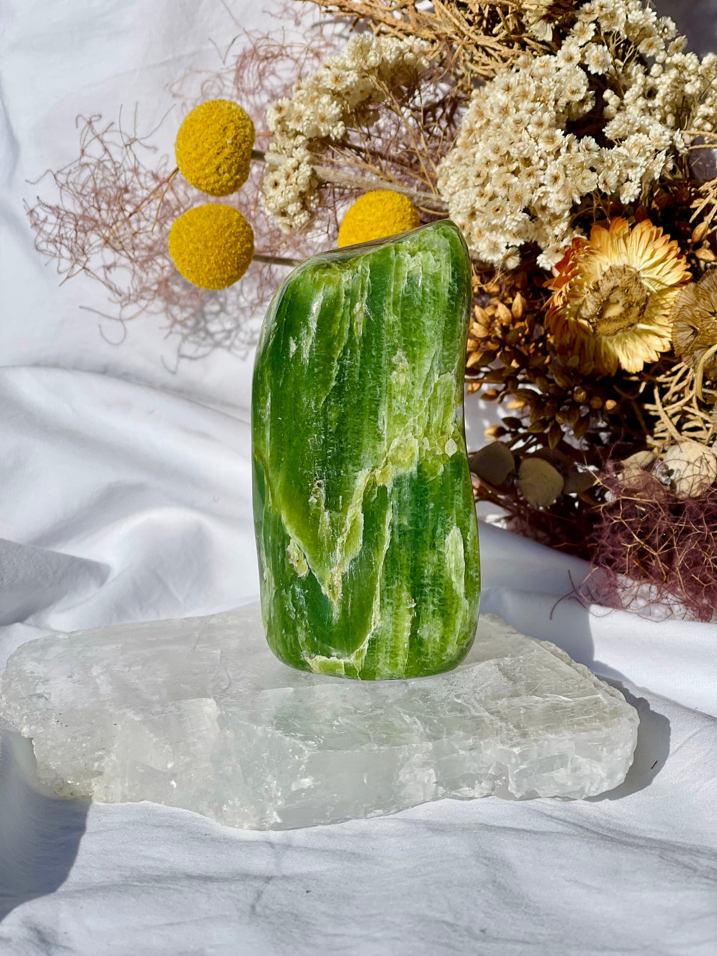 Green Tremolite Freeform
