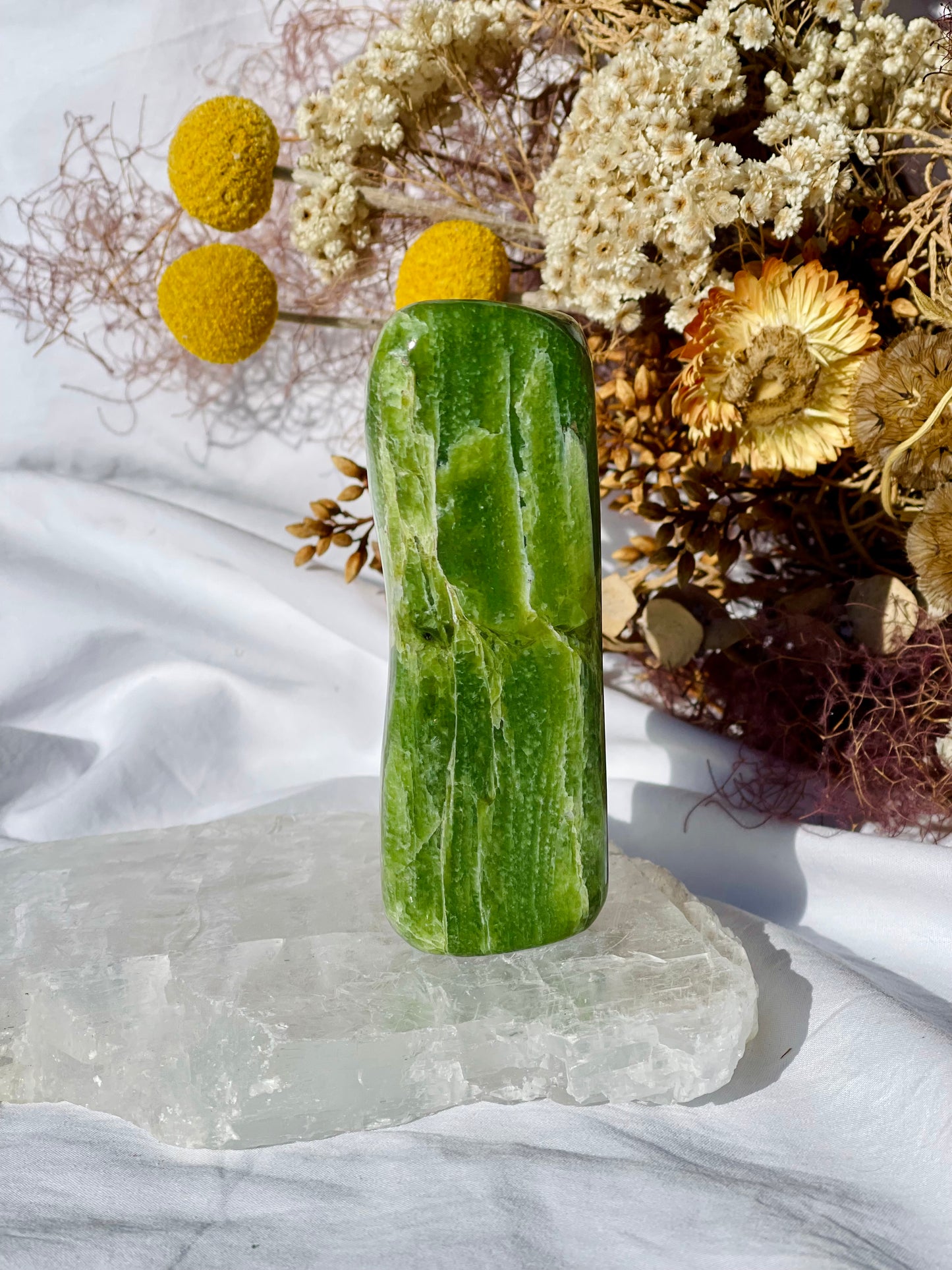 Green Tremolite Freeform
