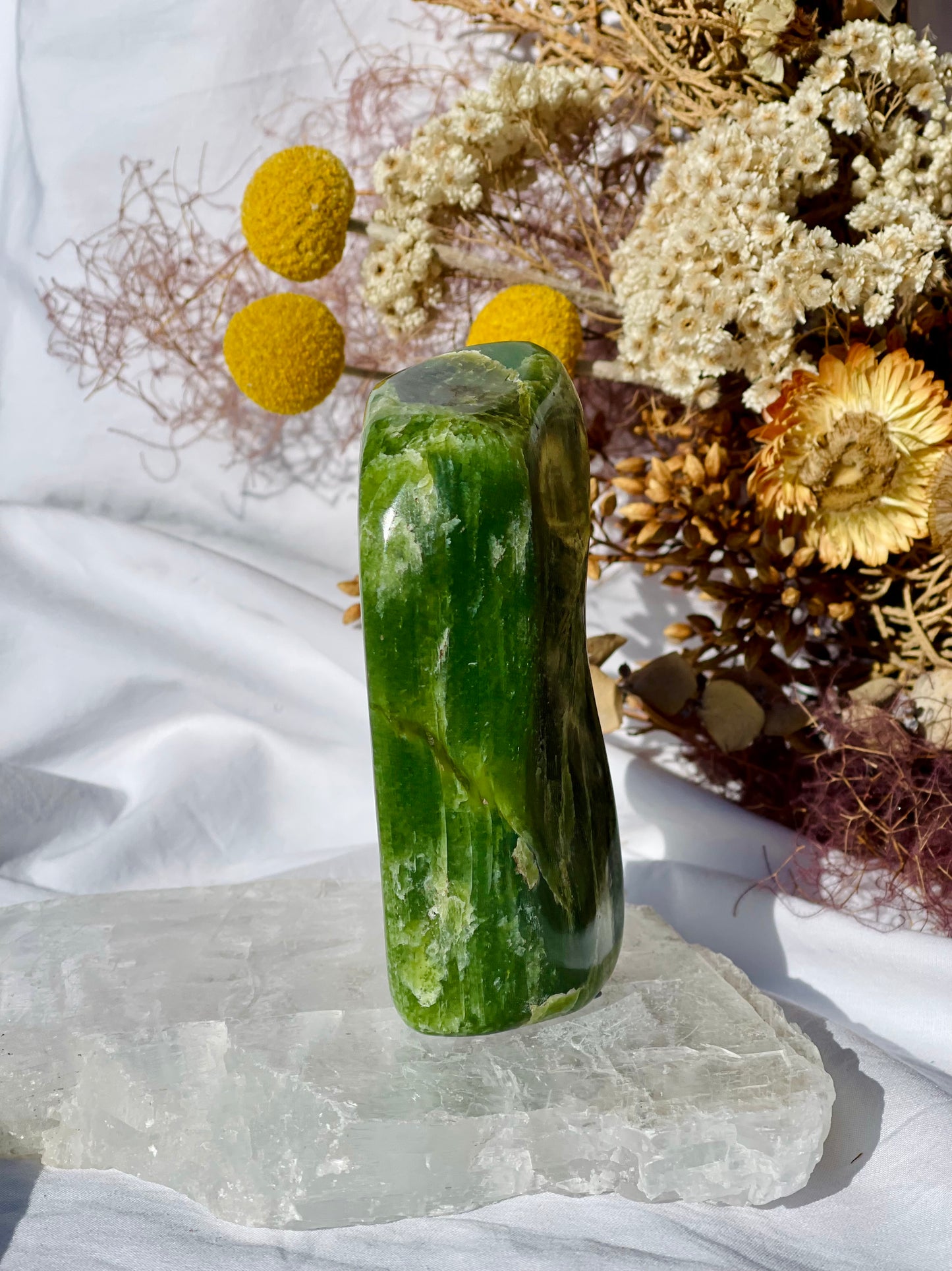 Green Tremolite Freeform