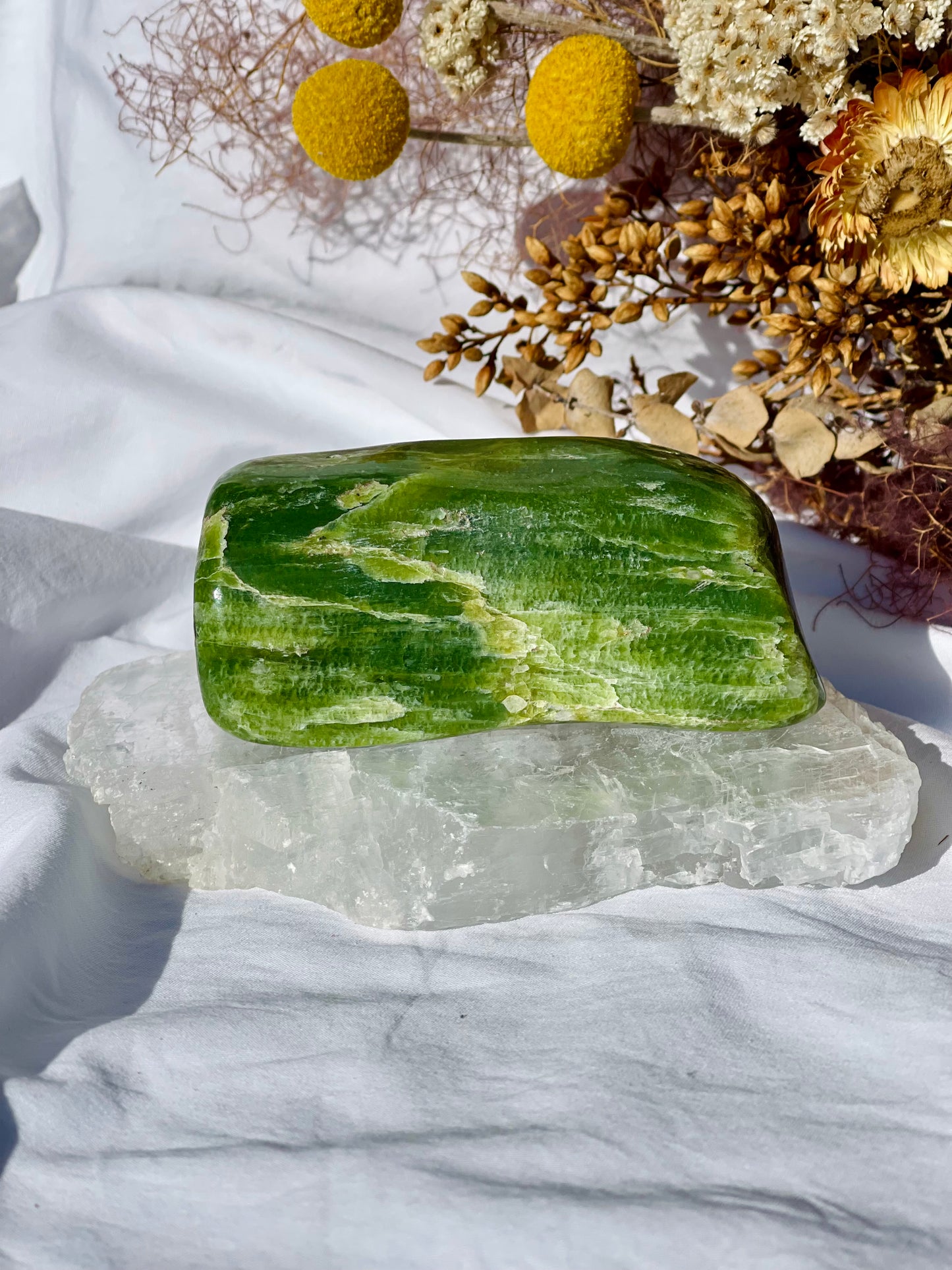 Green Tremolite Freeform