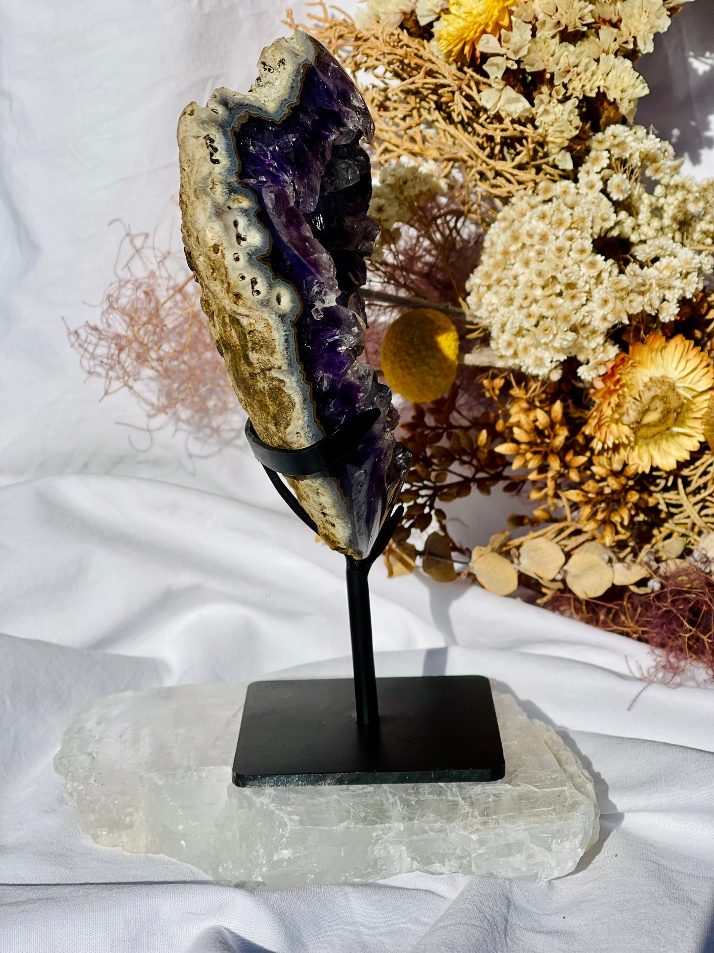 Amethyst Cluster On Stand