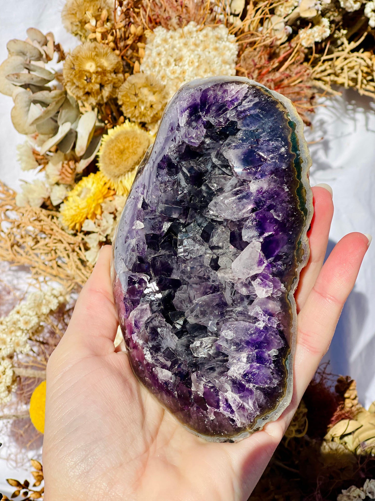 Amethyst Cluster On Stand