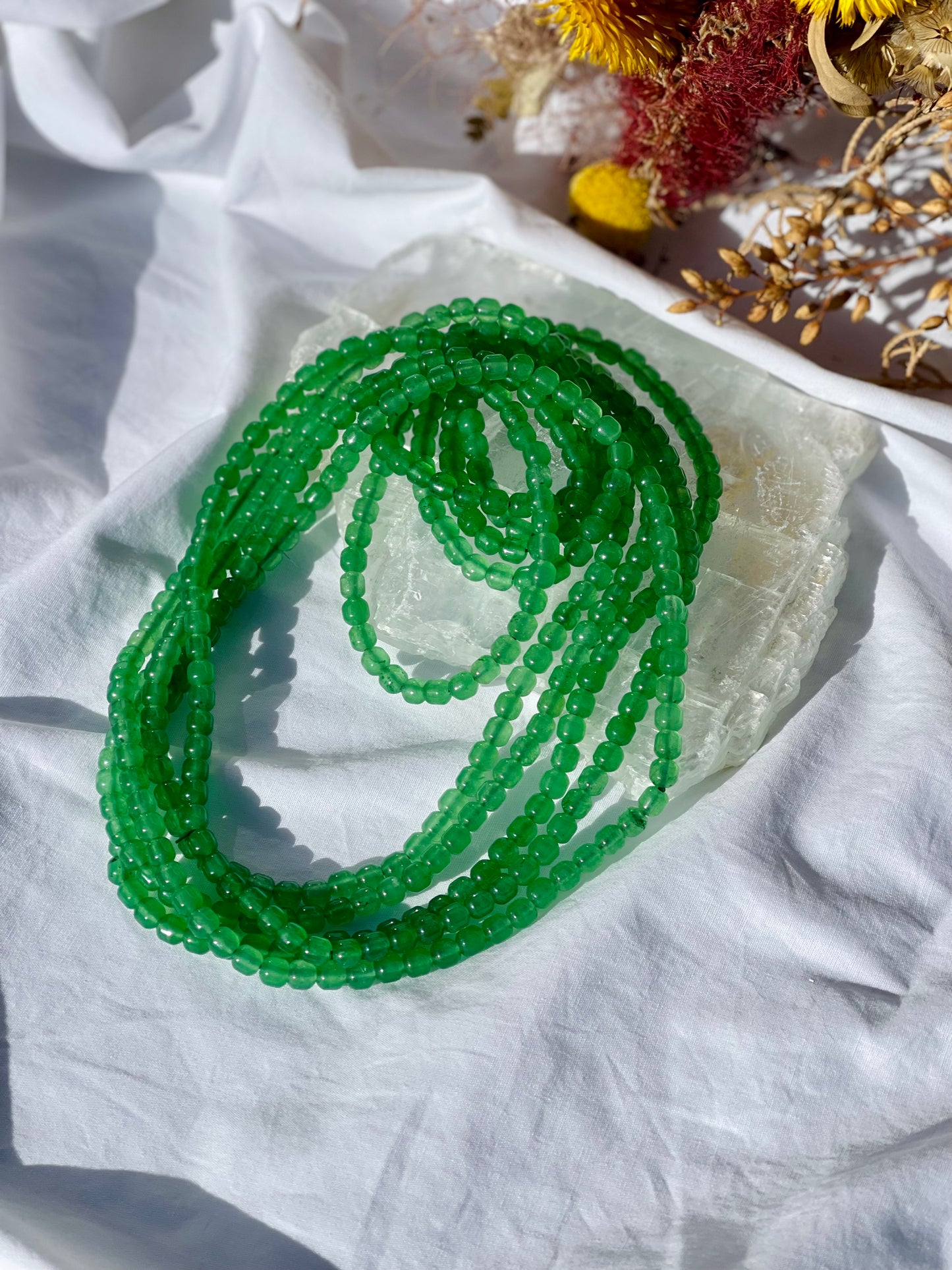 Green Aventurine Wrap Bracelet