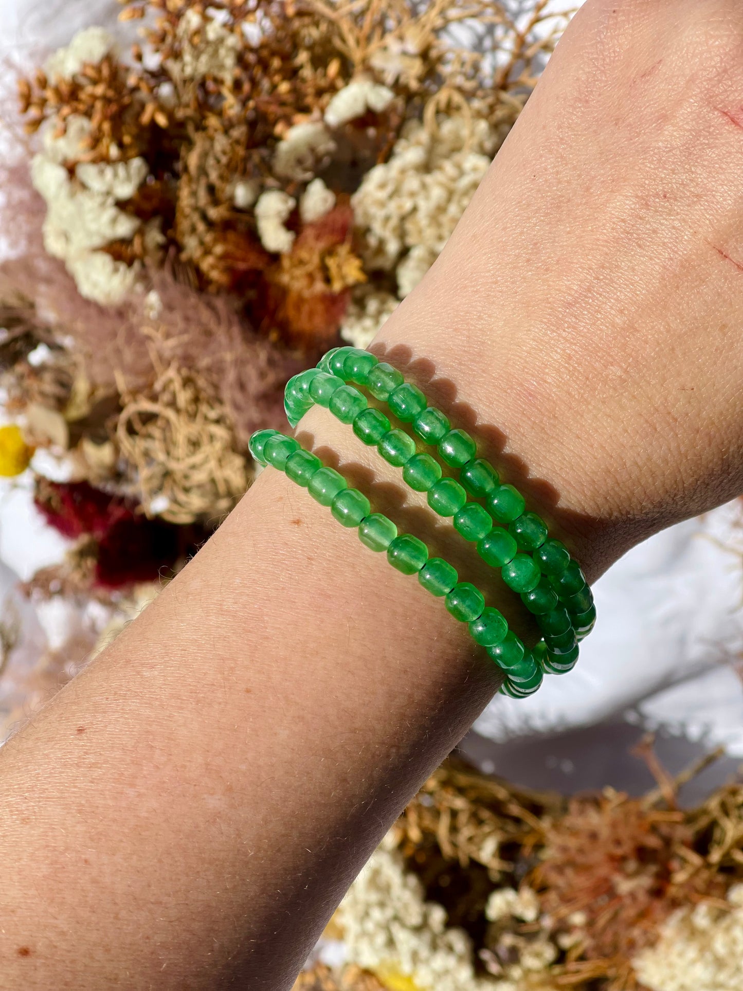 Green Aventurine Wrap Bracelet
