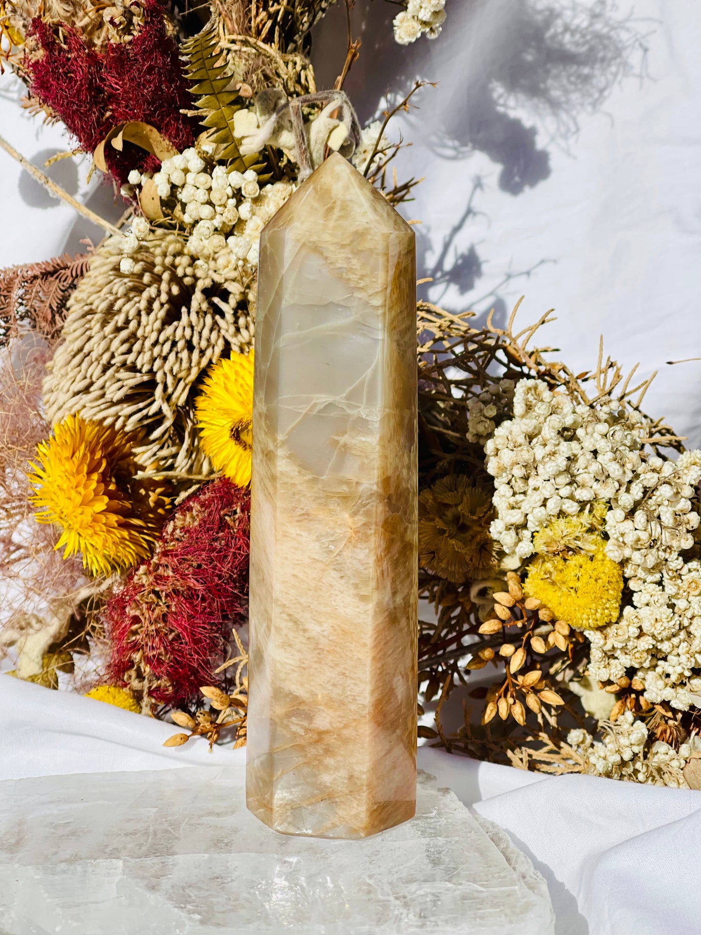Peach Moonstone Point