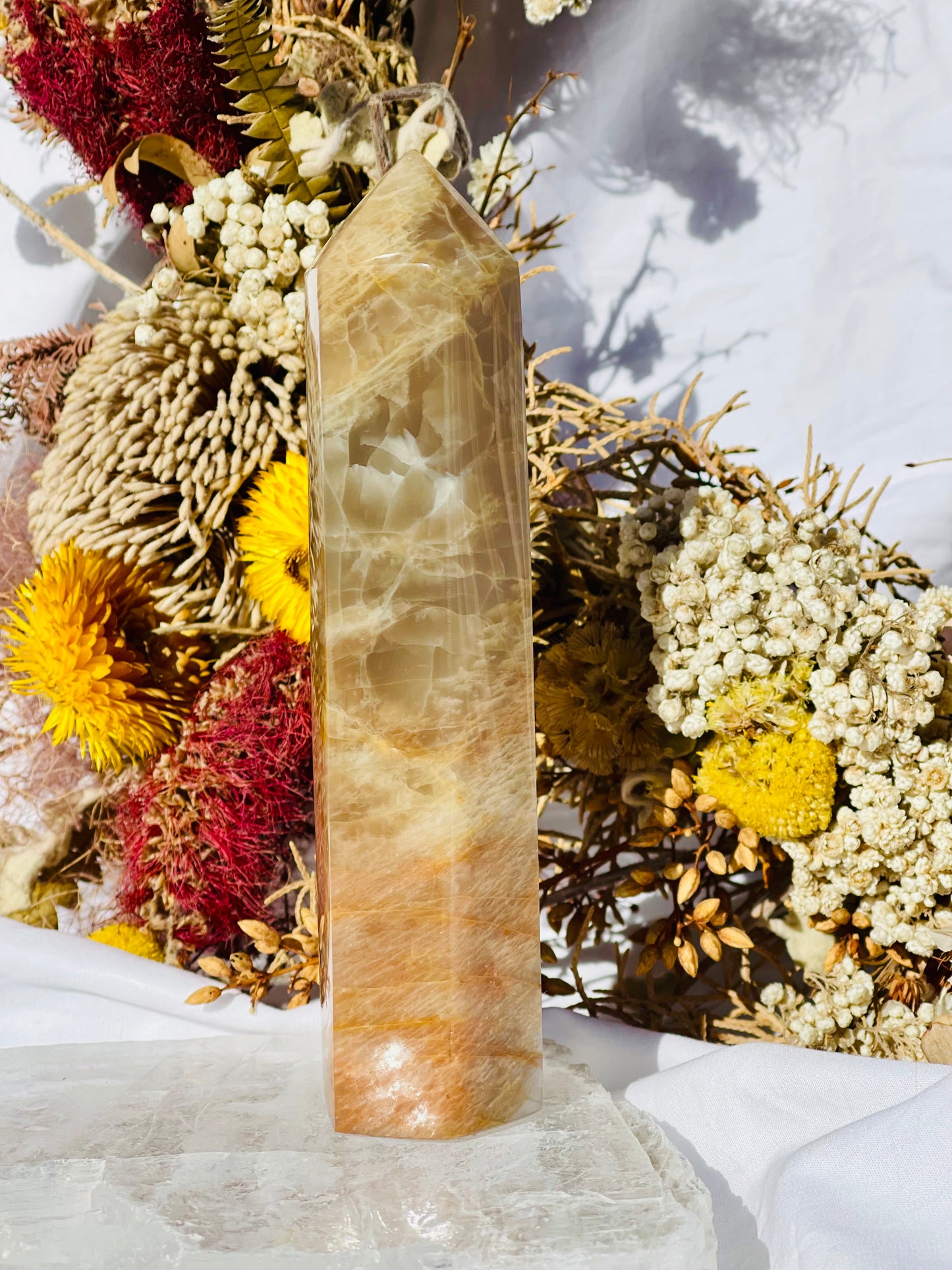 Peach Moonstone Point