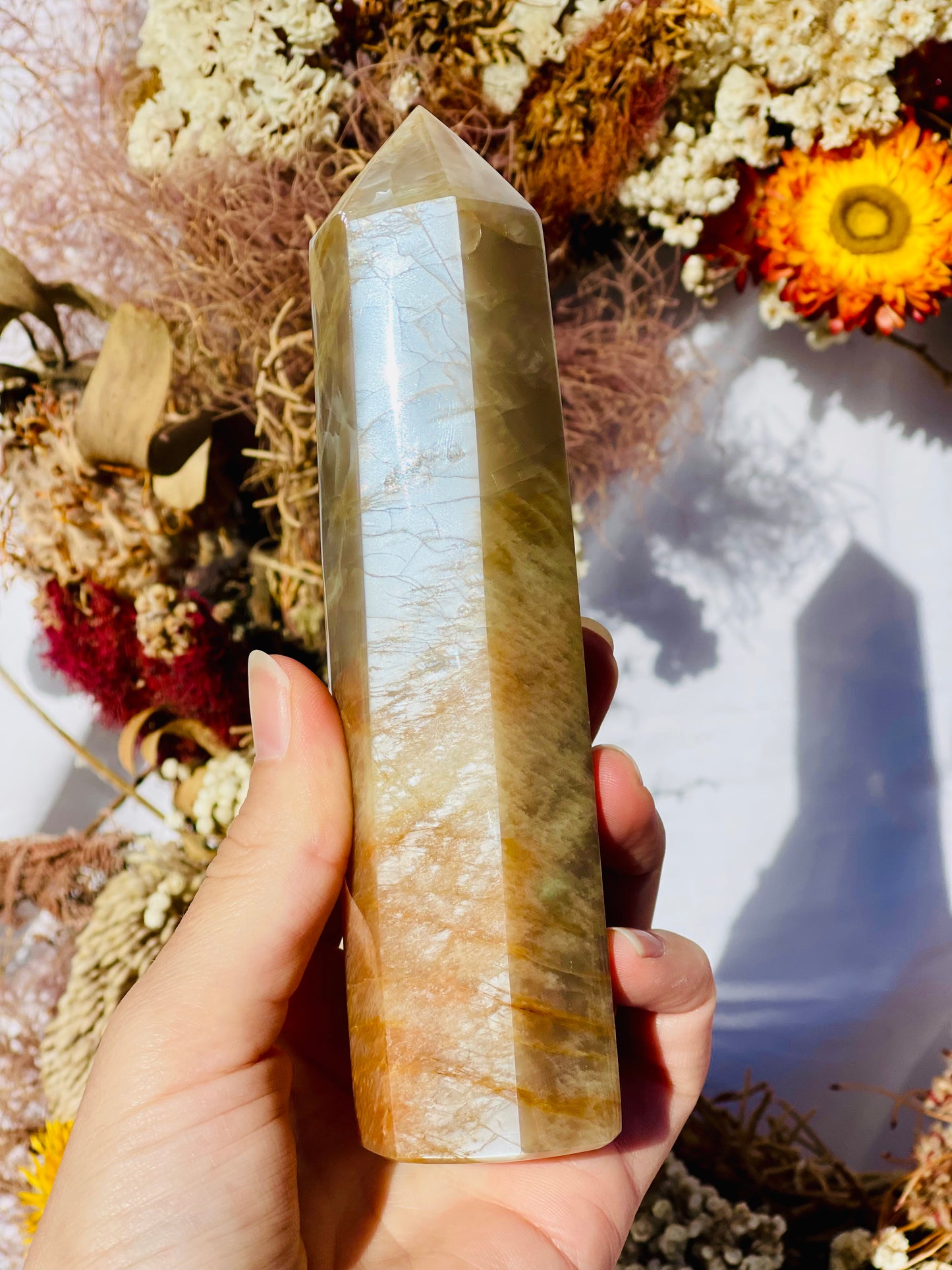 Peach Moonstone Point