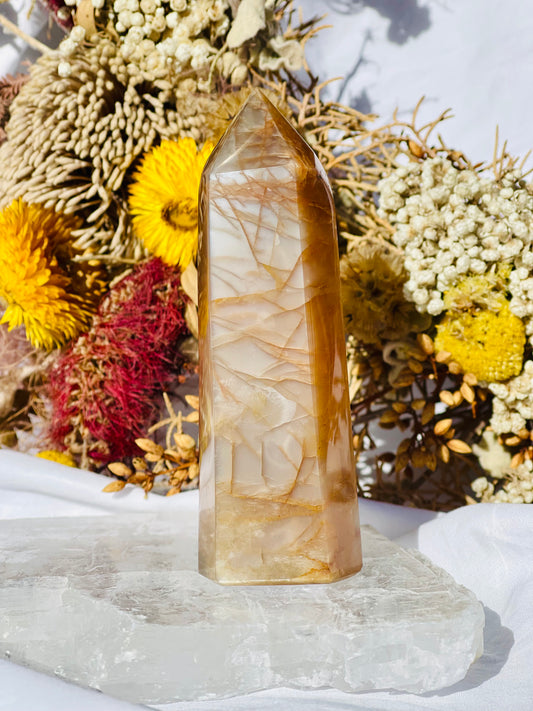 Peach Moonstone Point