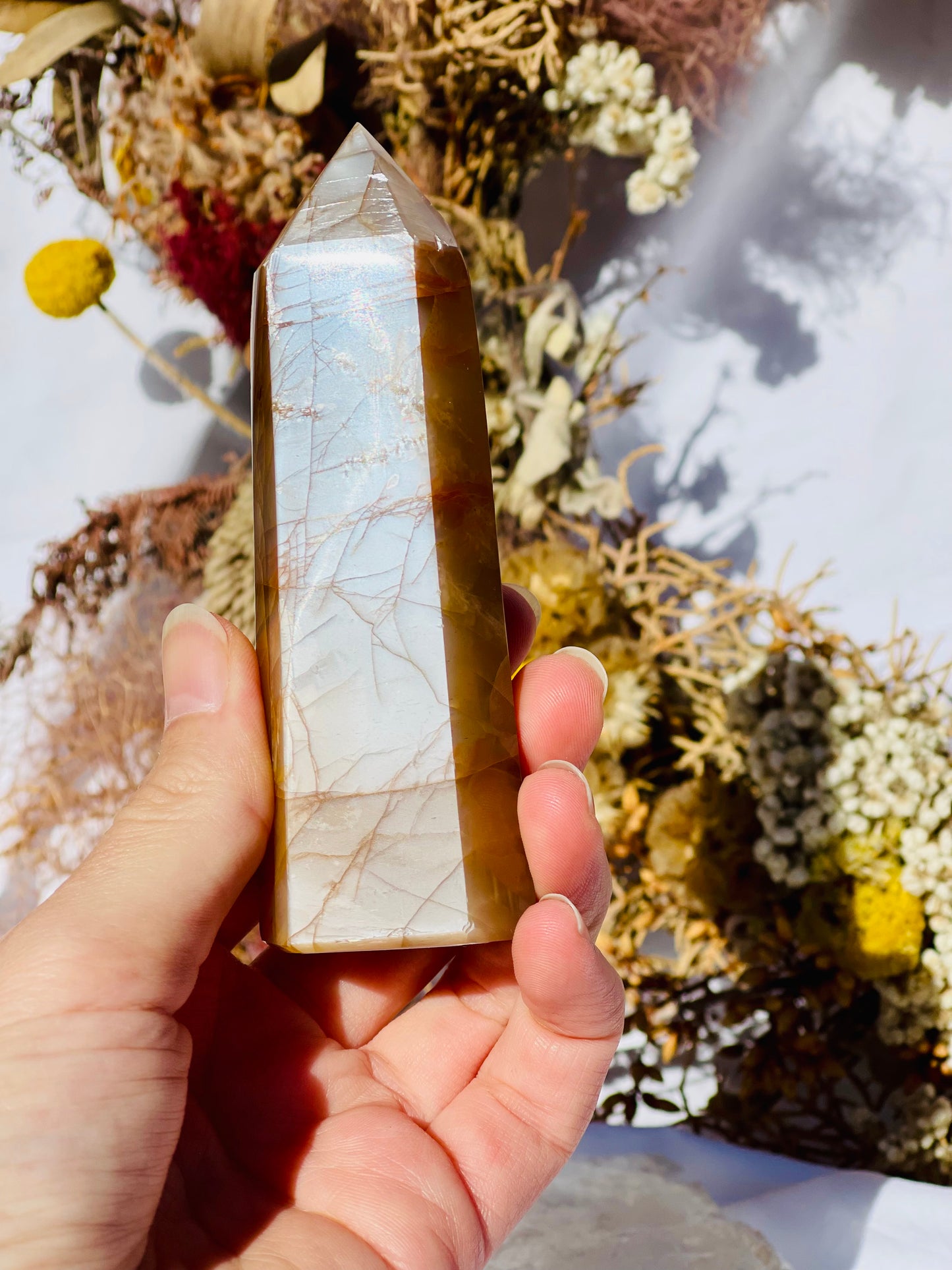 Peach Moonstone Point