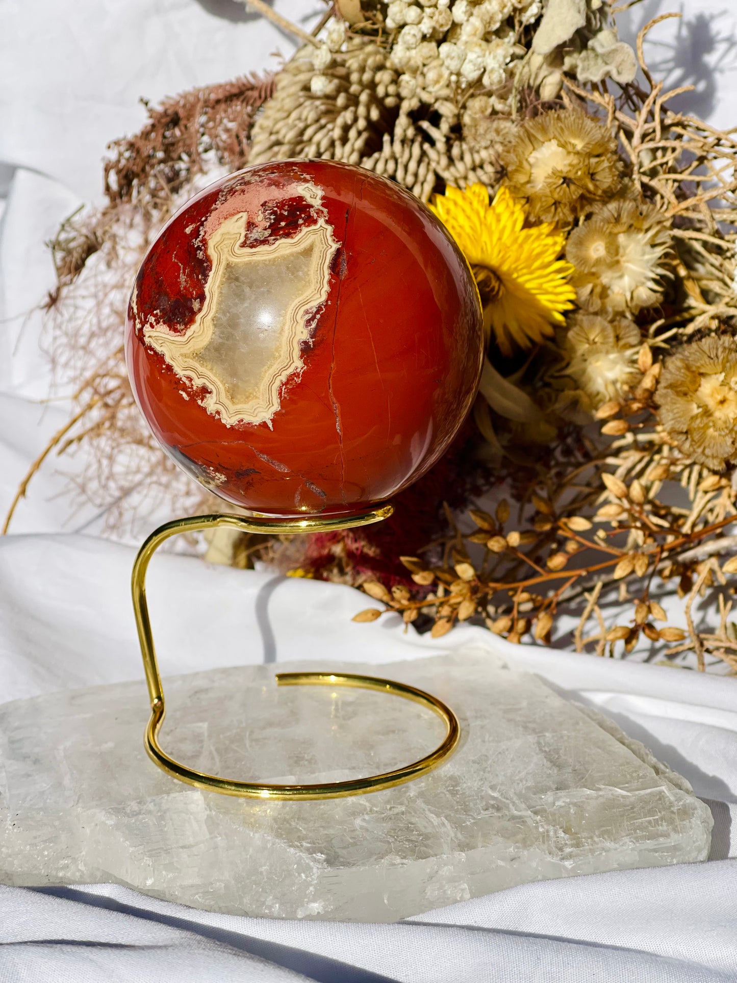 Red Jasper Sphere