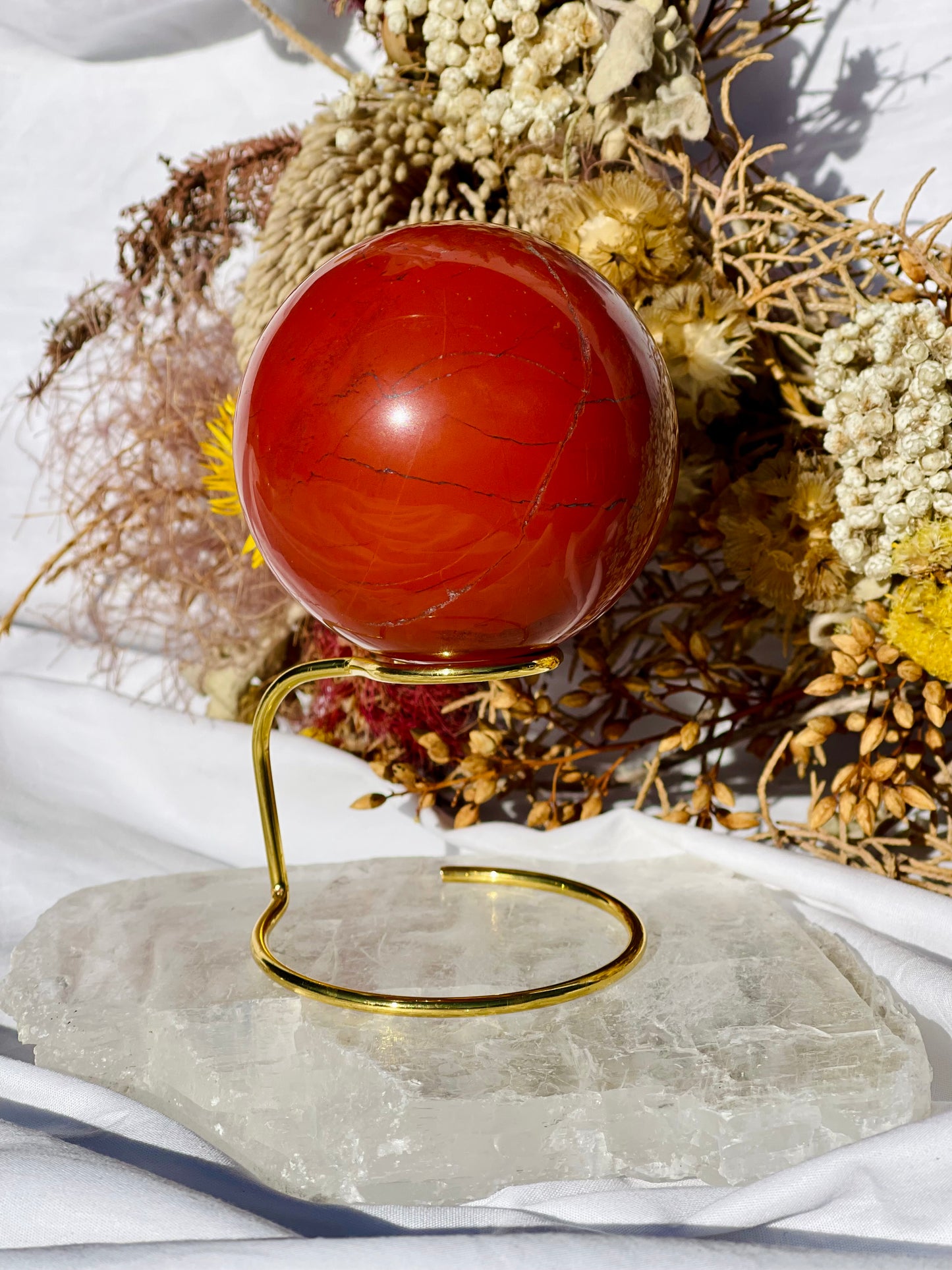 Red Jasper Sphere