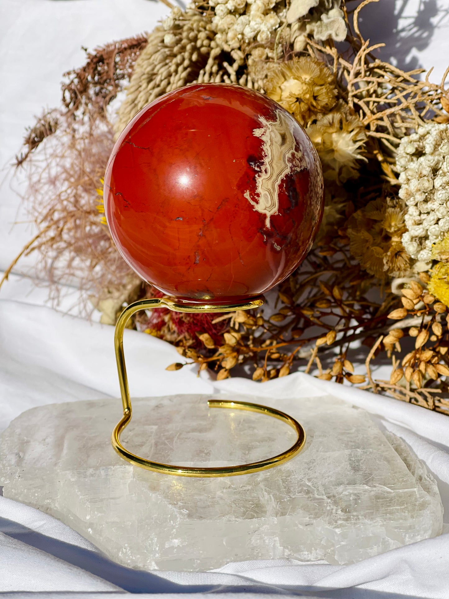 Red Jasper Sphere