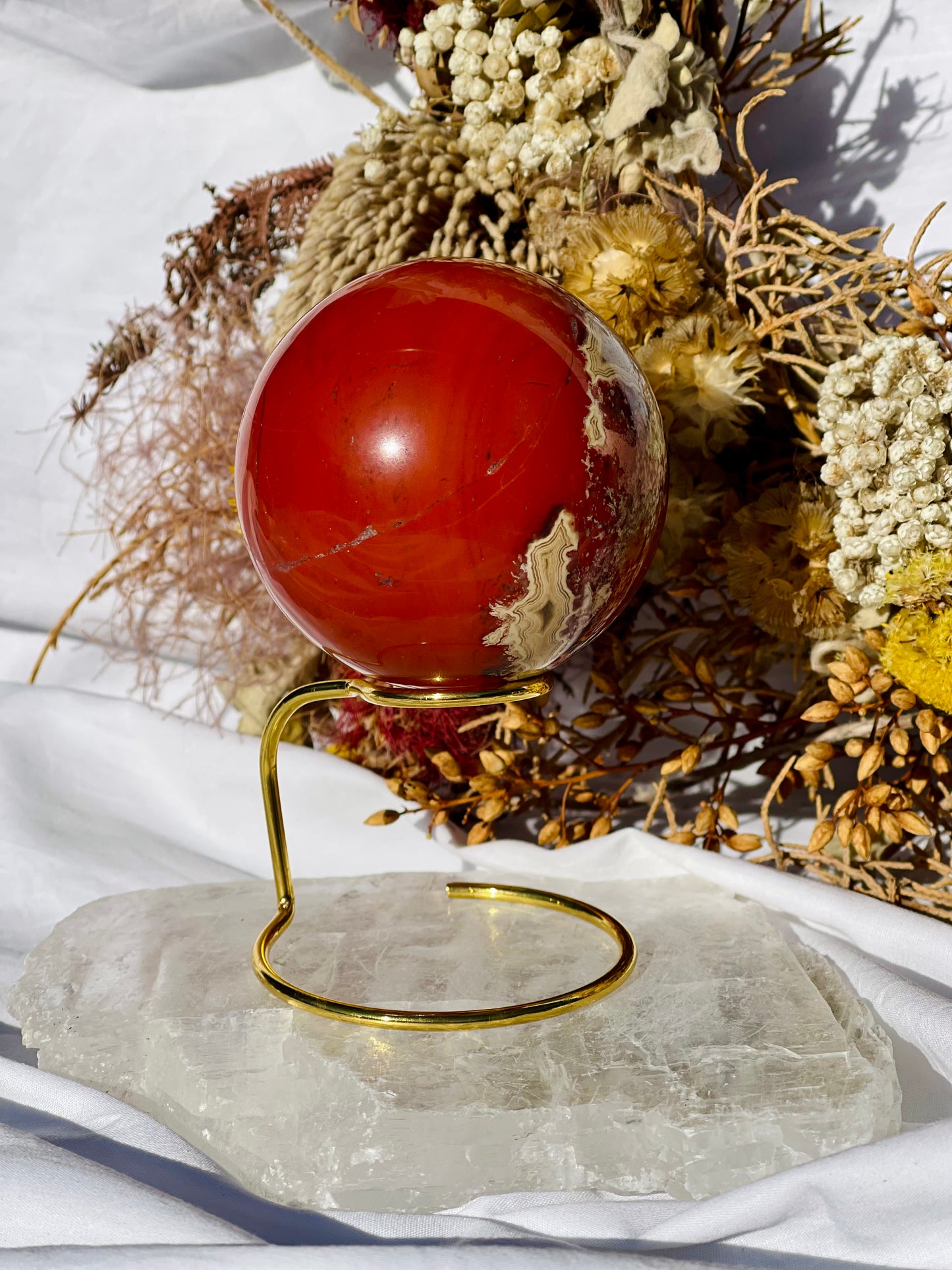 Red Jasper Sphere