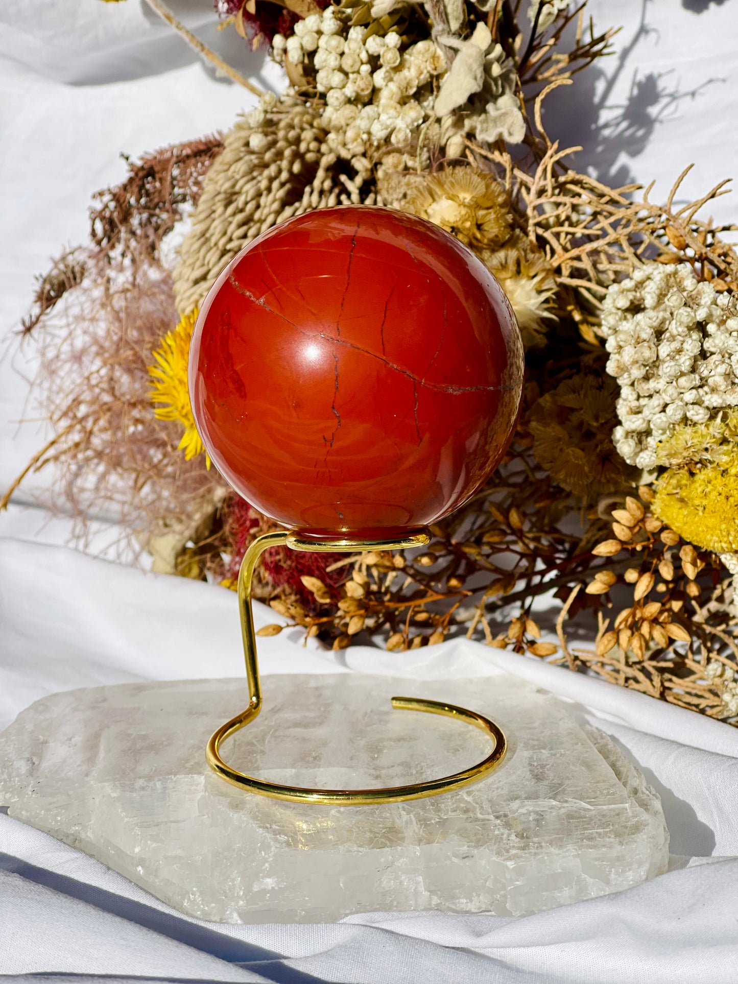 Red Jasper Sphere