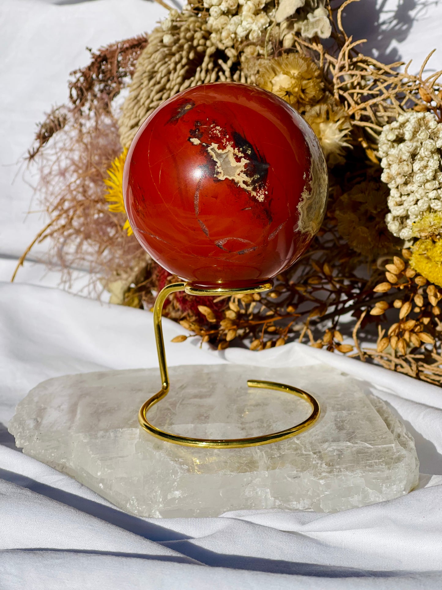 Red Jasper Sphere