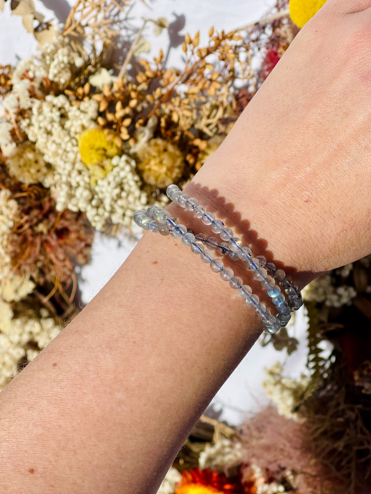 Labradorite Wrap Bracelet