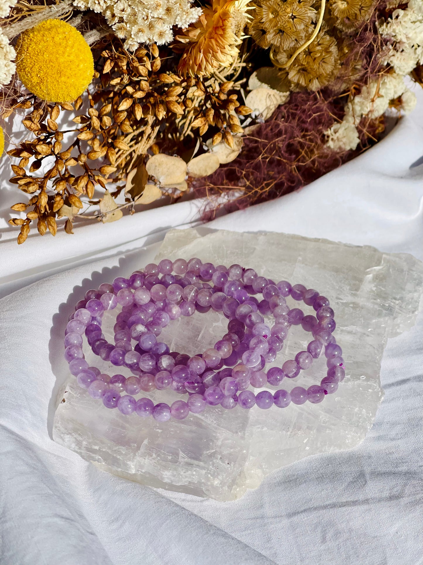 Lavender Amethyst Bracelet