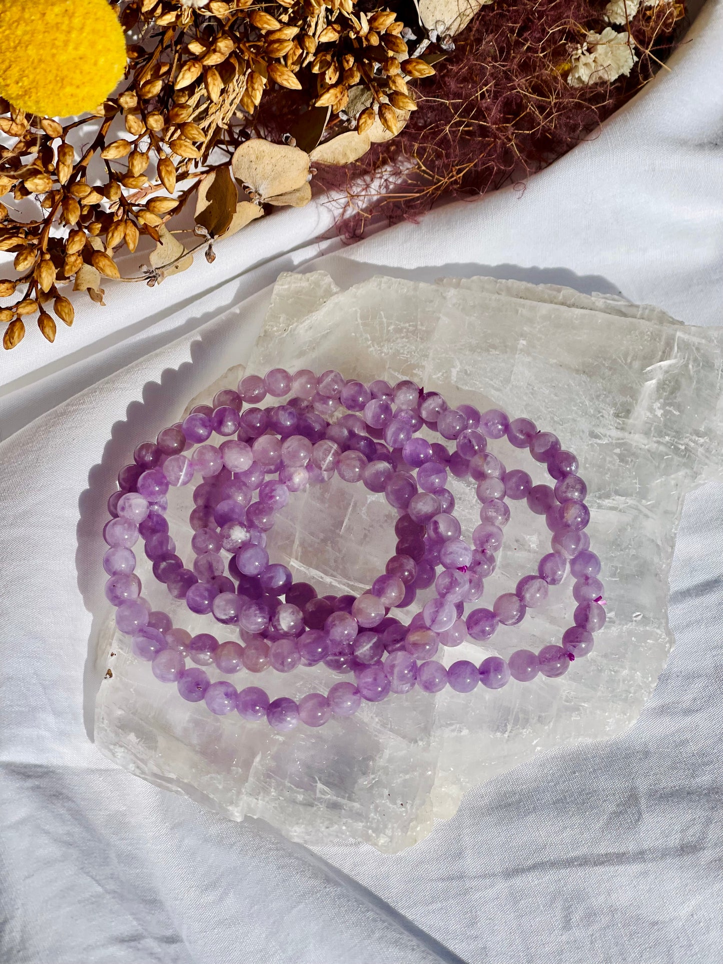 Lavender Amethyst Bracelet