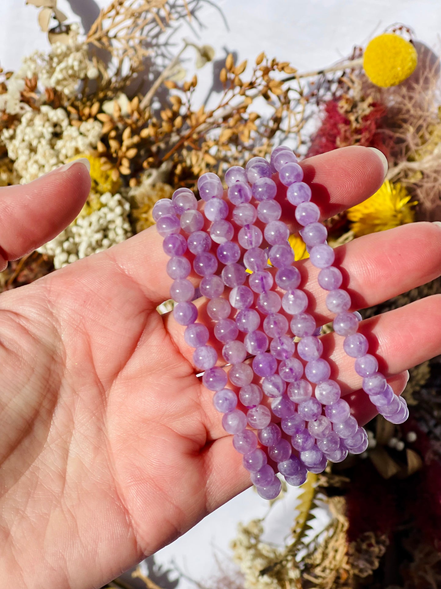 Lavender Amethyst Bracelet