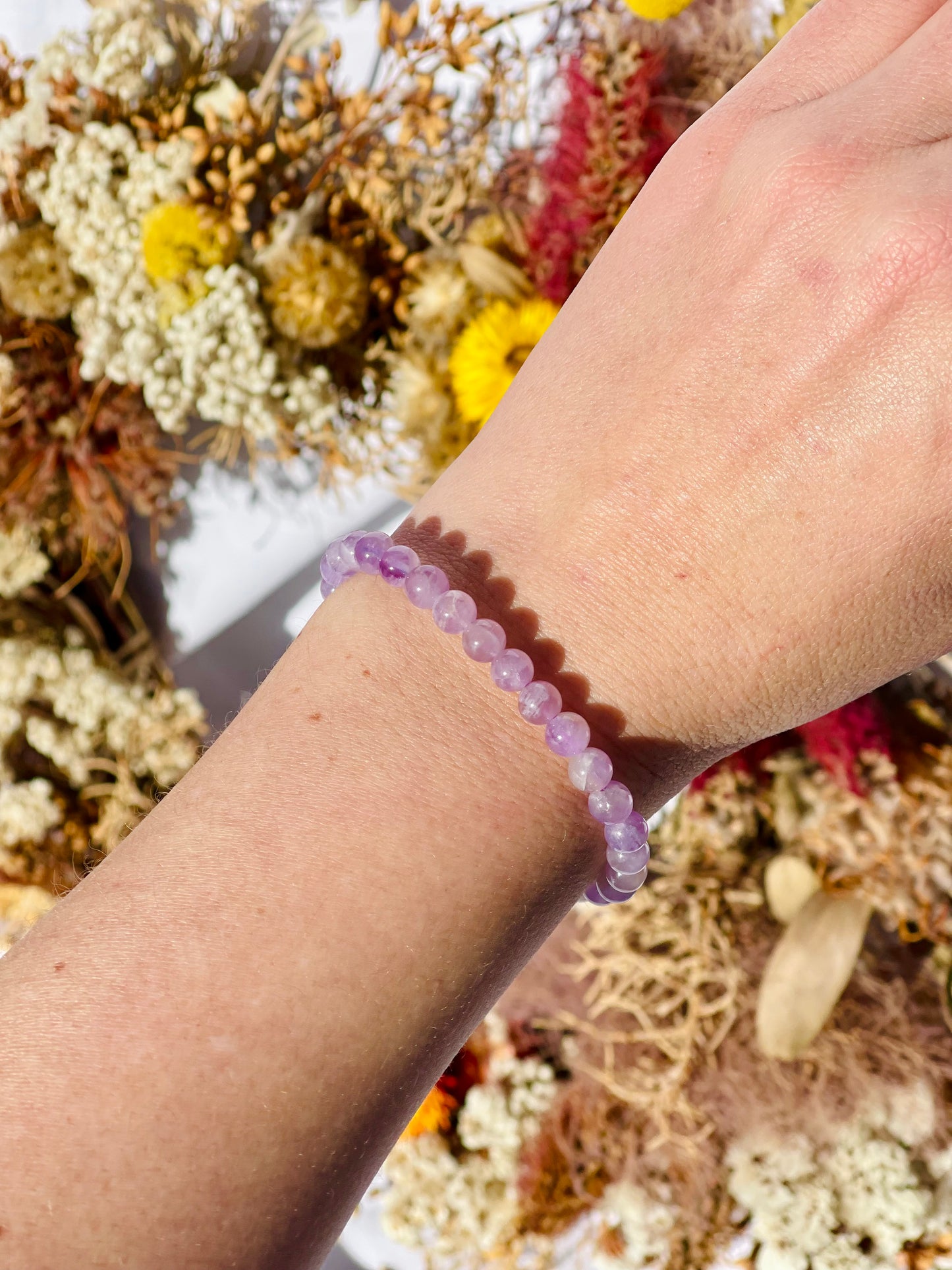 Lavender Amethyst Bracelet