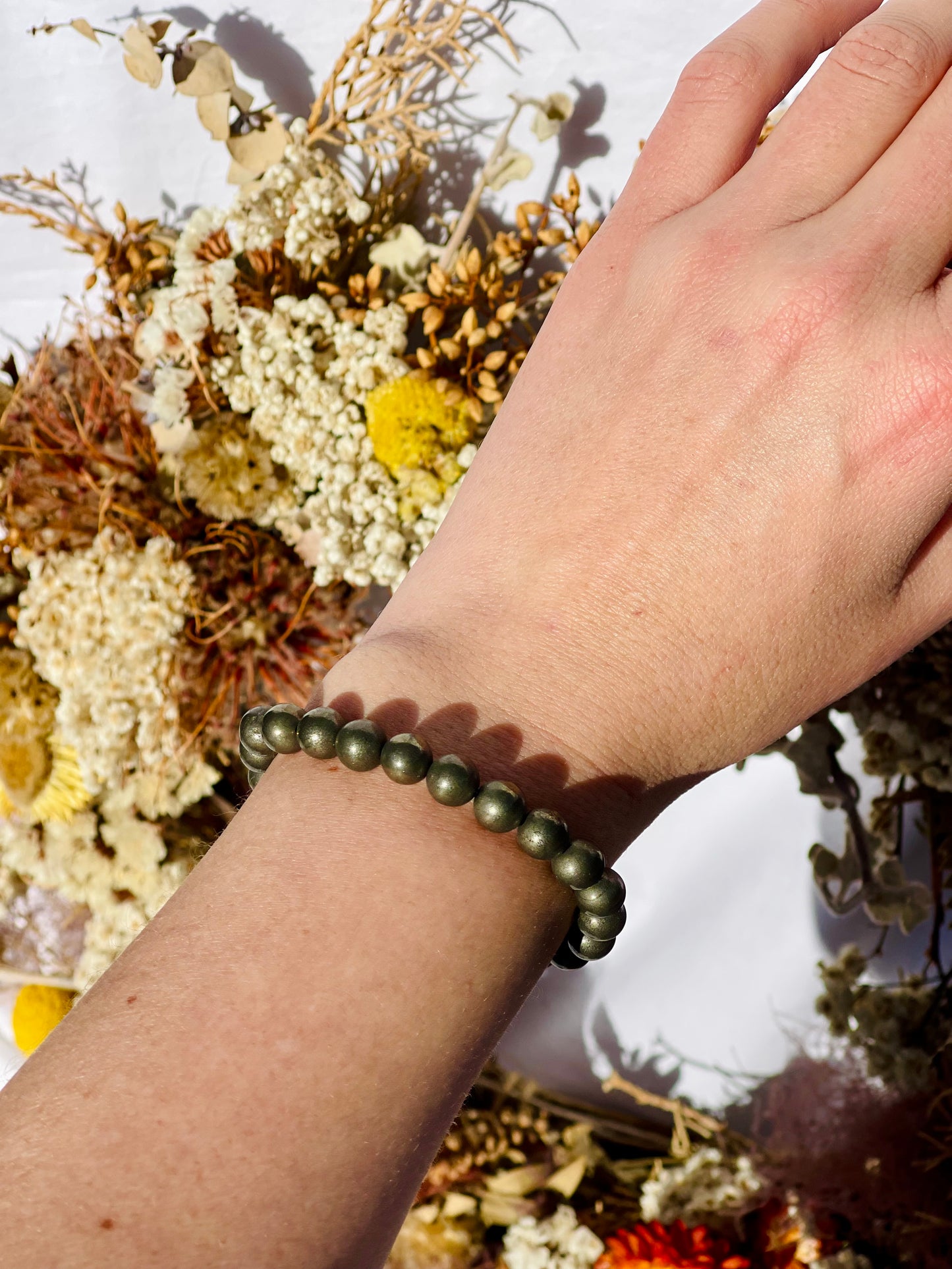 Pyrite Bracelet | 8mm