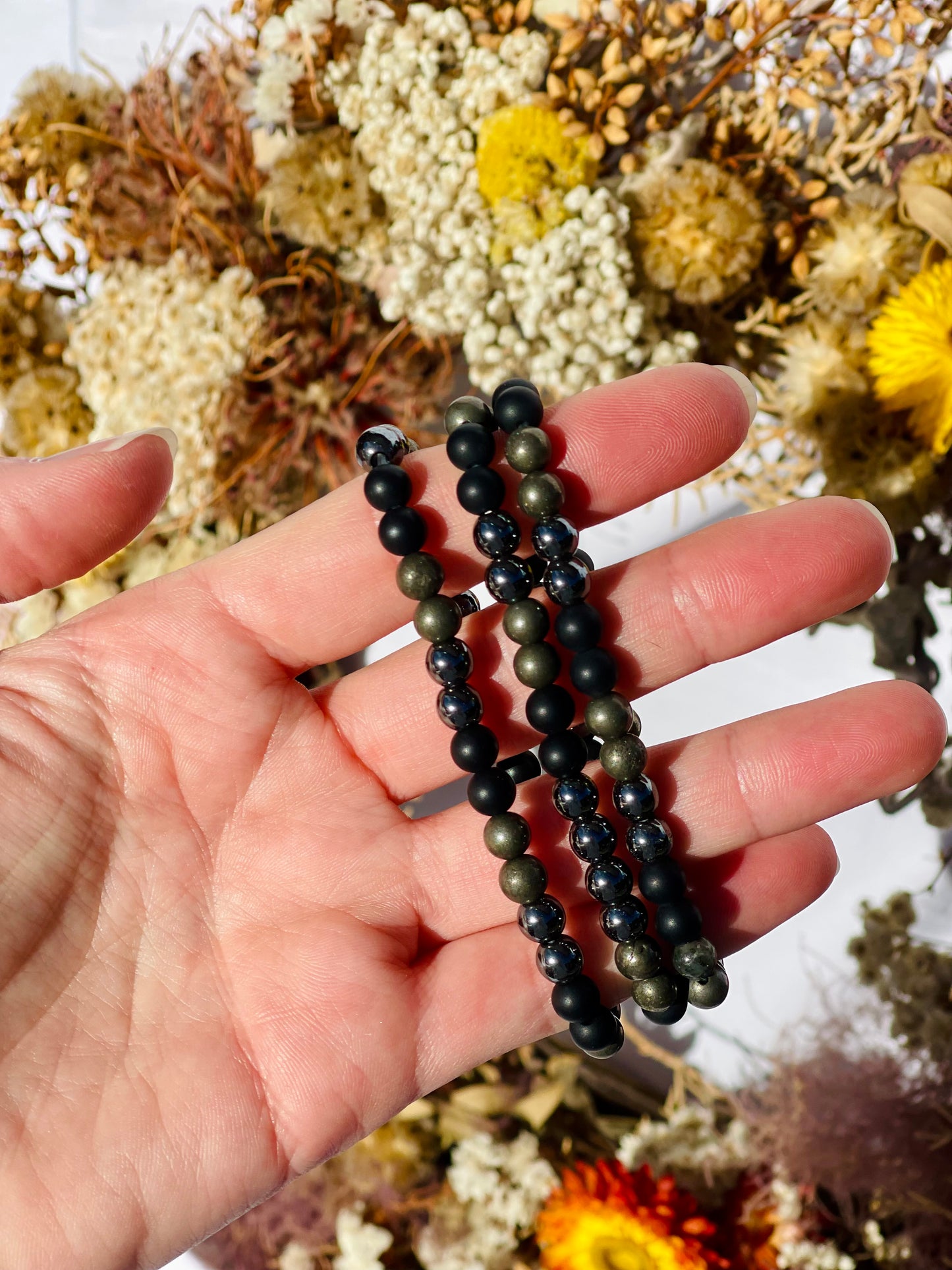 Pyrite | Shungite | Hematite Bracelet