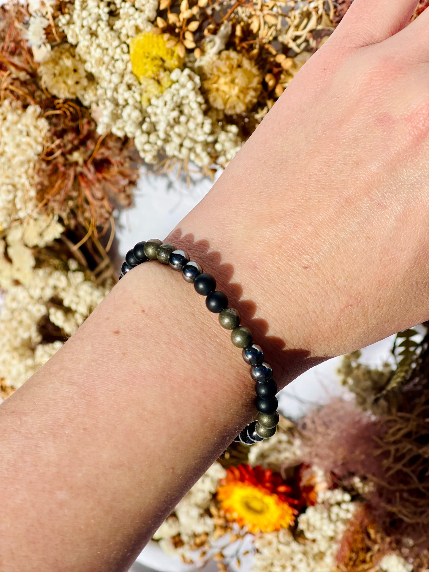 Pyrite | Shungite | Hematite Bracelet