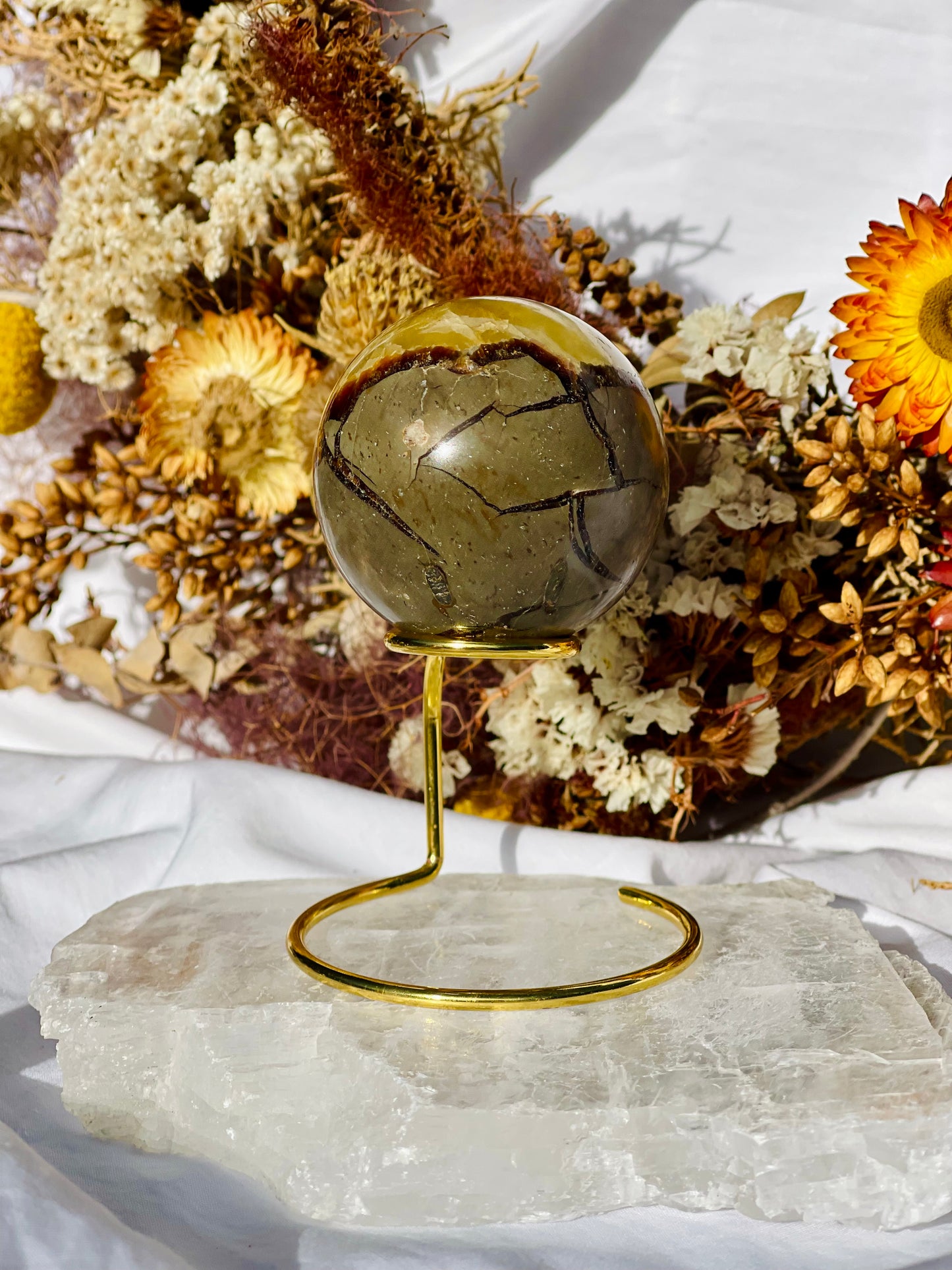Septarian Dragon Stone Sphere
