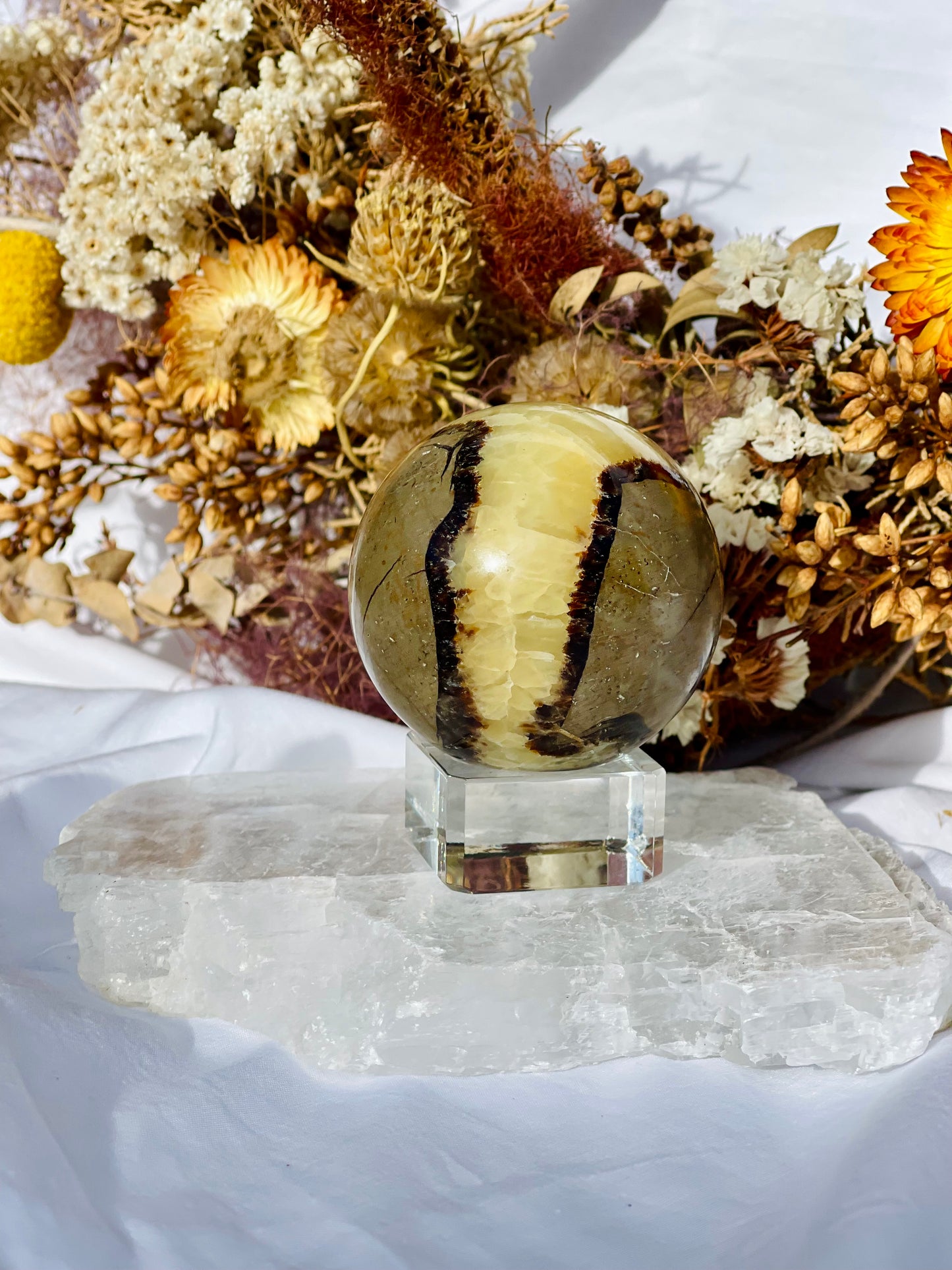 Septarian Dragon Stone Sphere