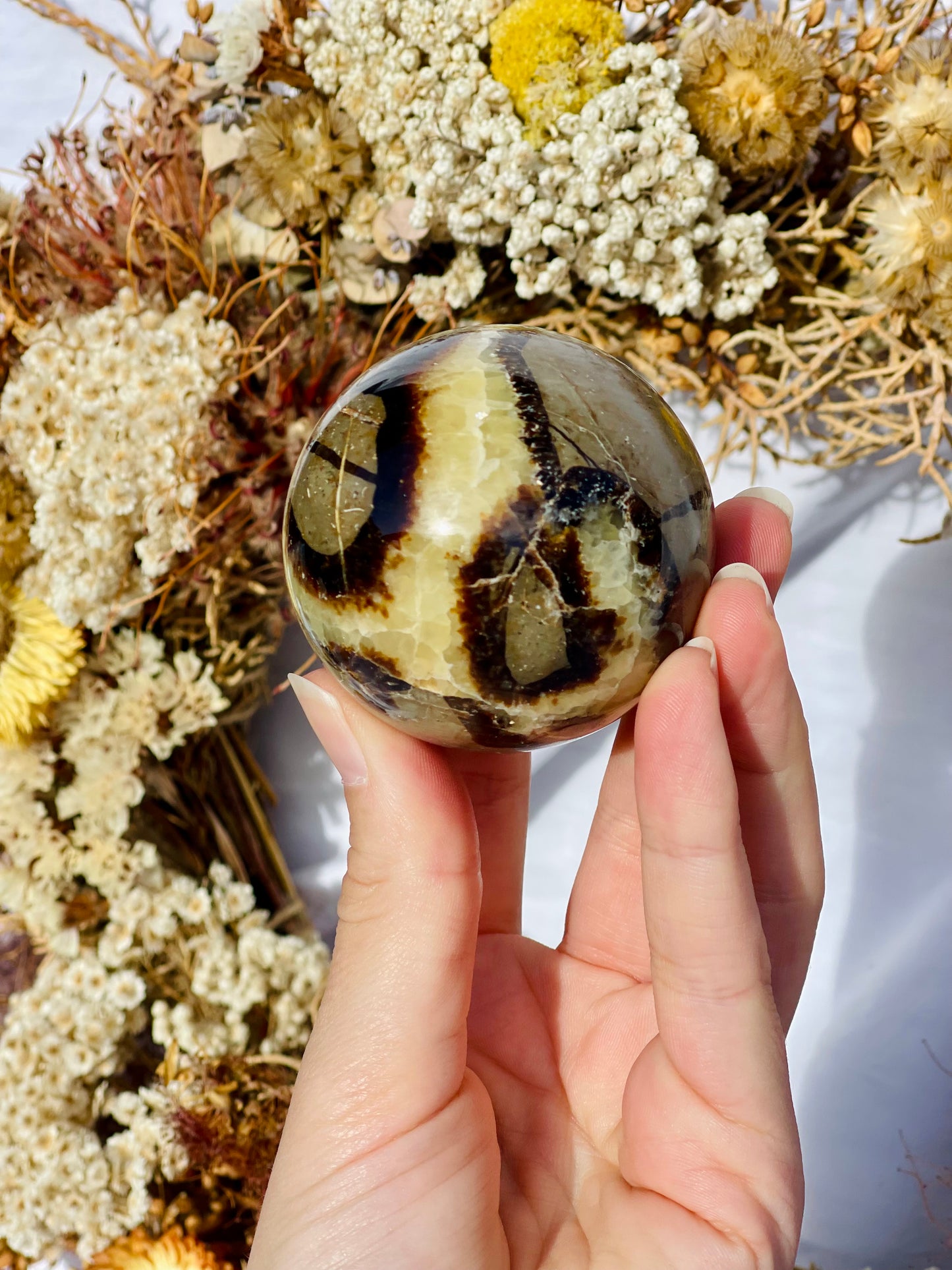 Septarian Dragon Stone Sphere