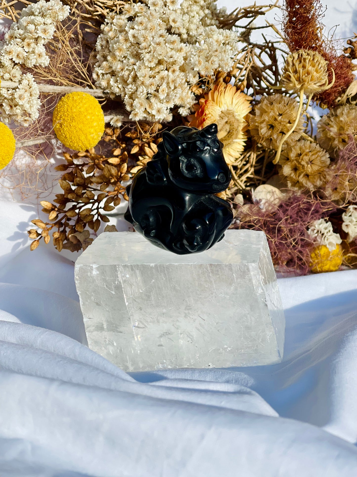 Black Obsidian Unicorn