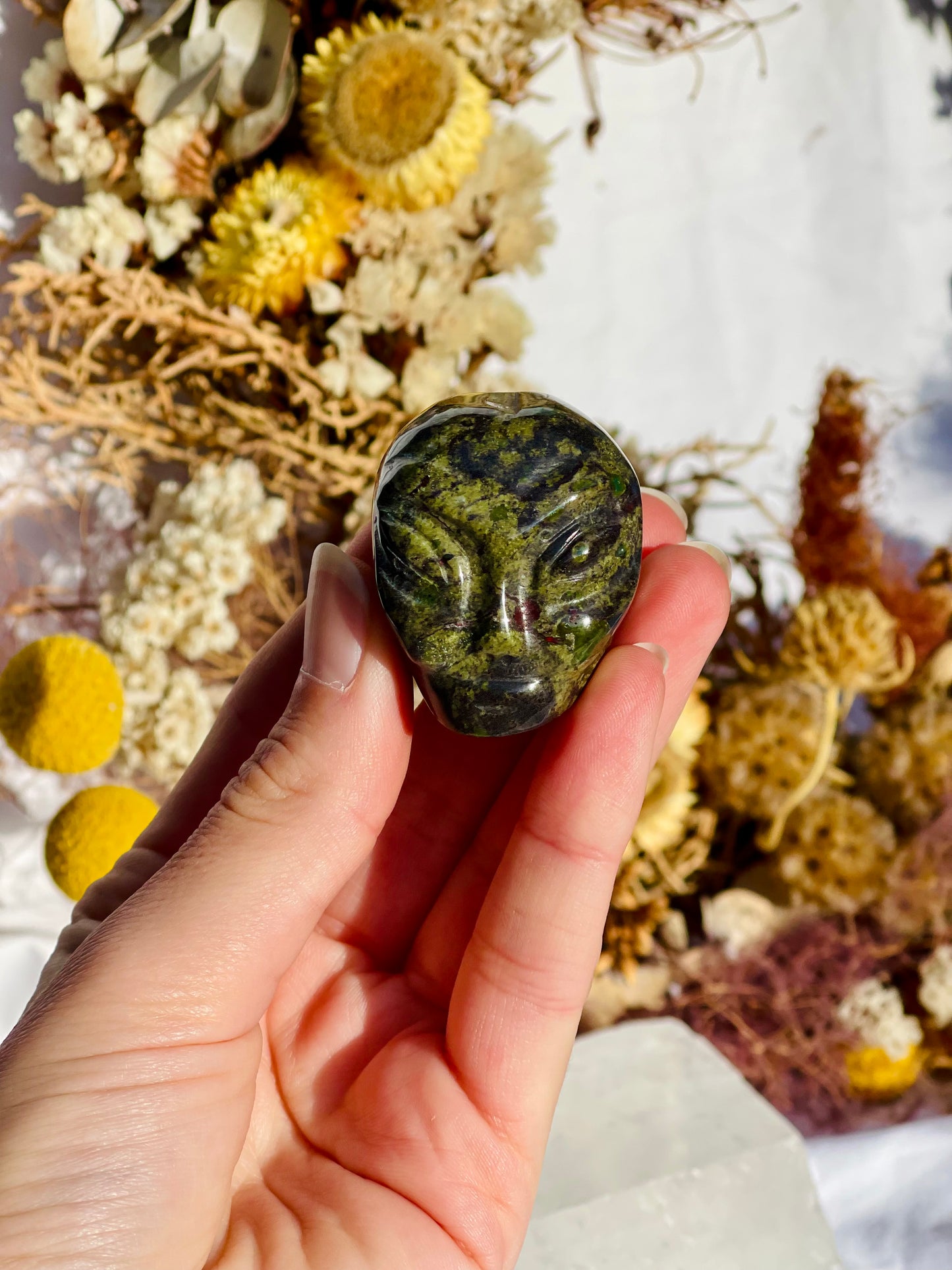 Bloodstone Alien Head